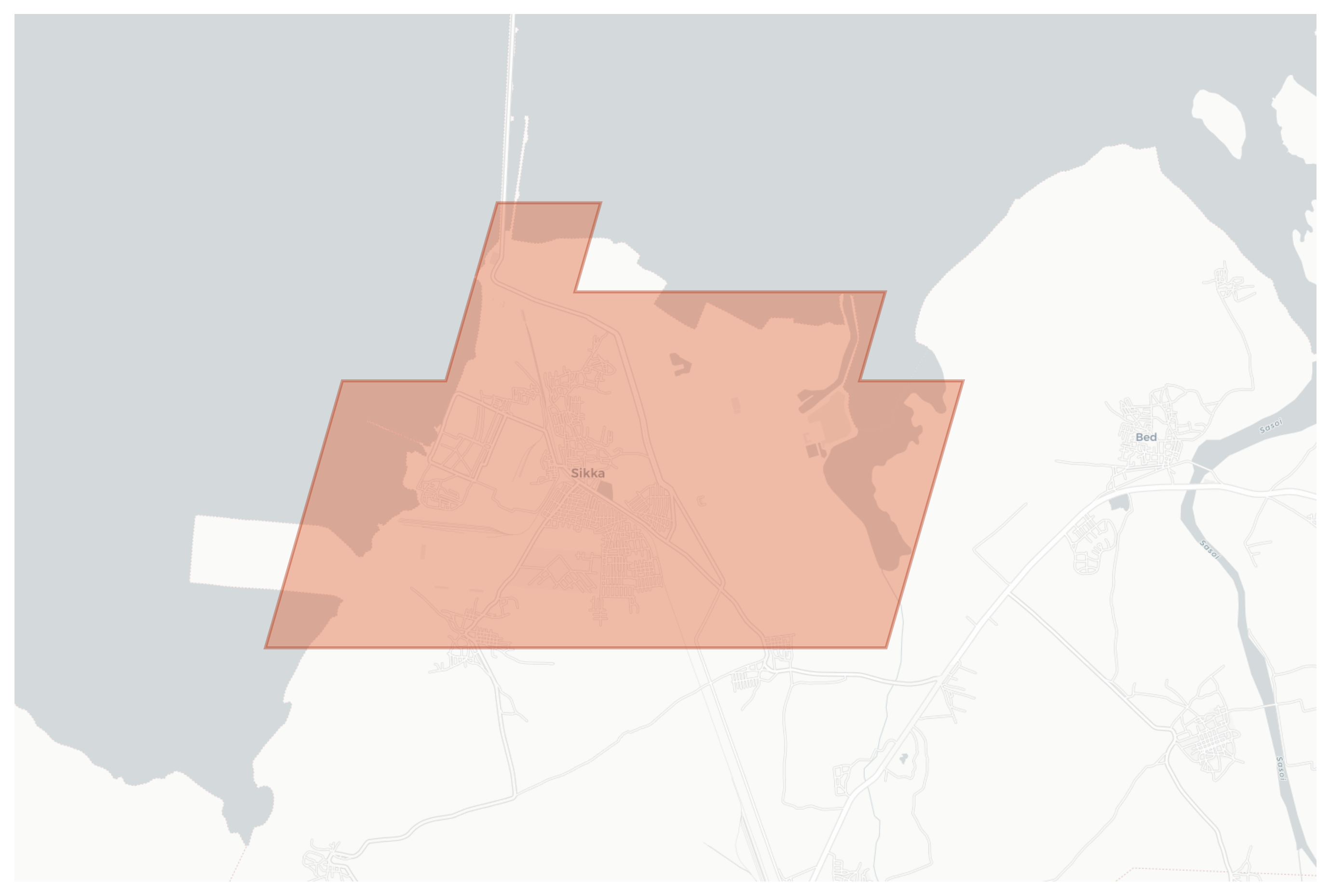 Sikka geographic map