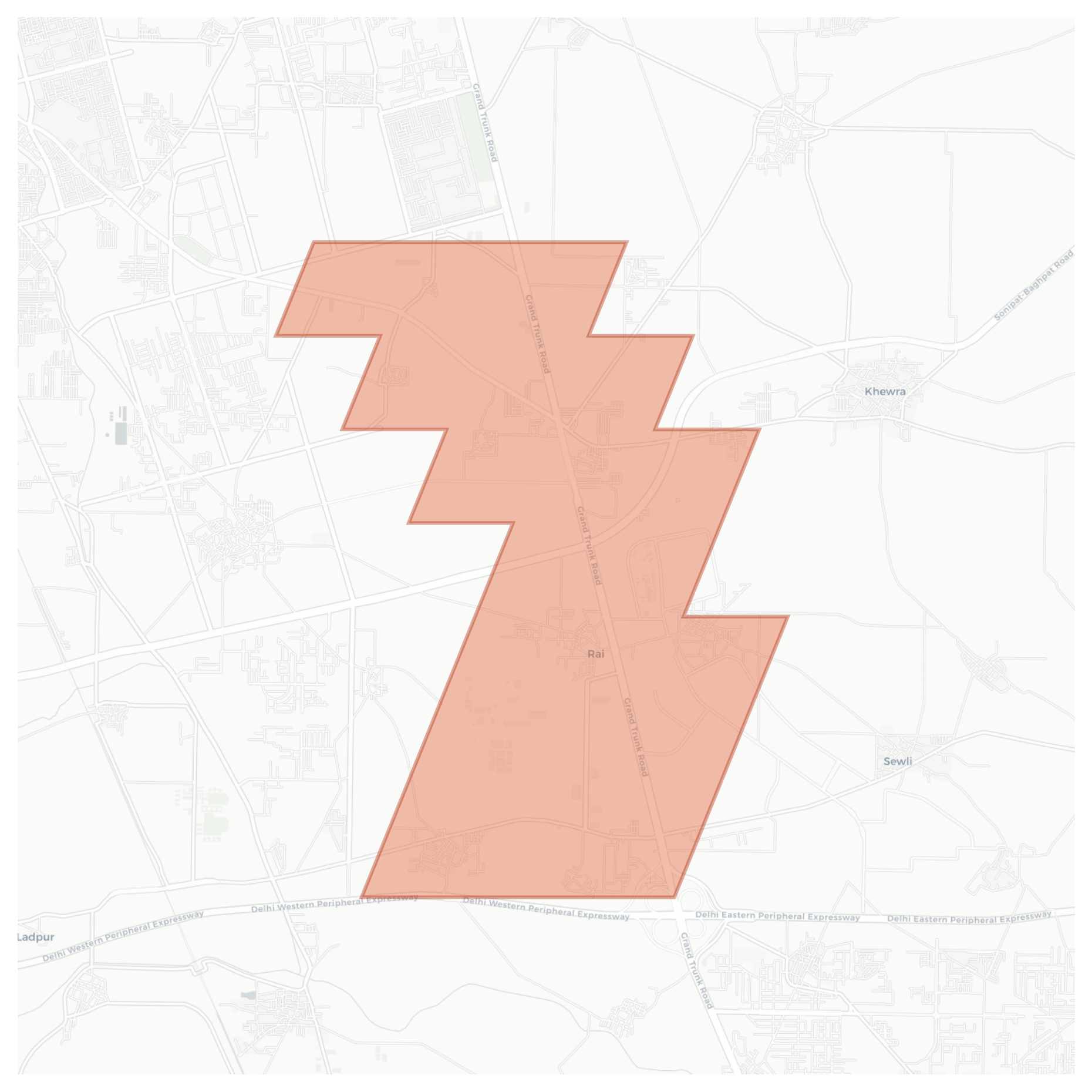 Bahalgarh geographic map