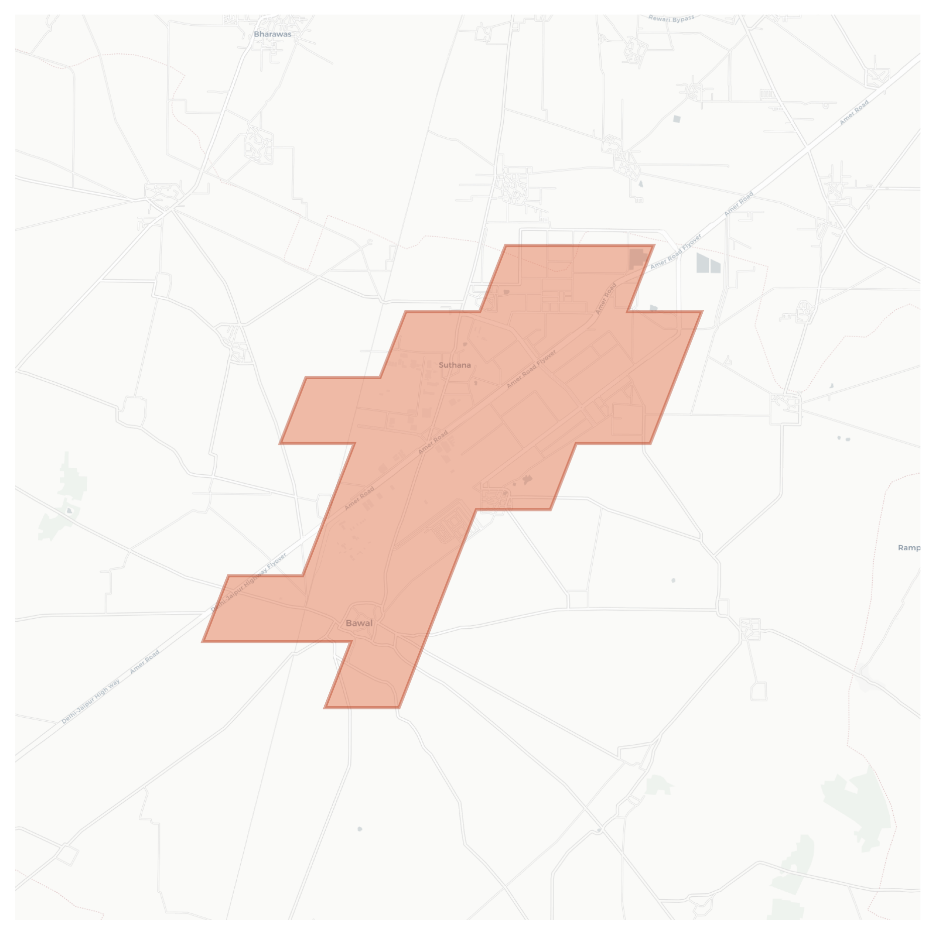 Bawal geographic map