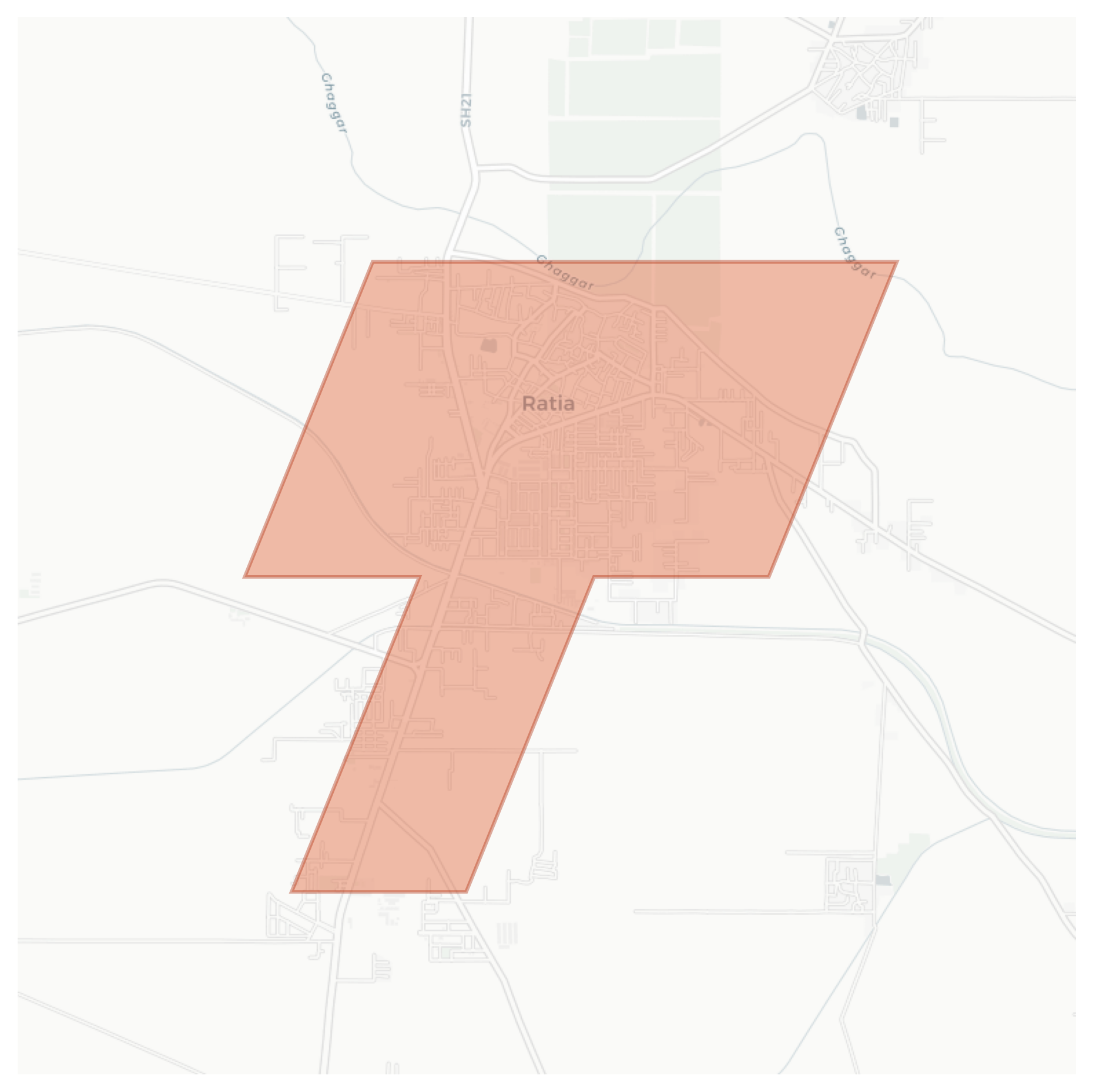 Ratia geographic map