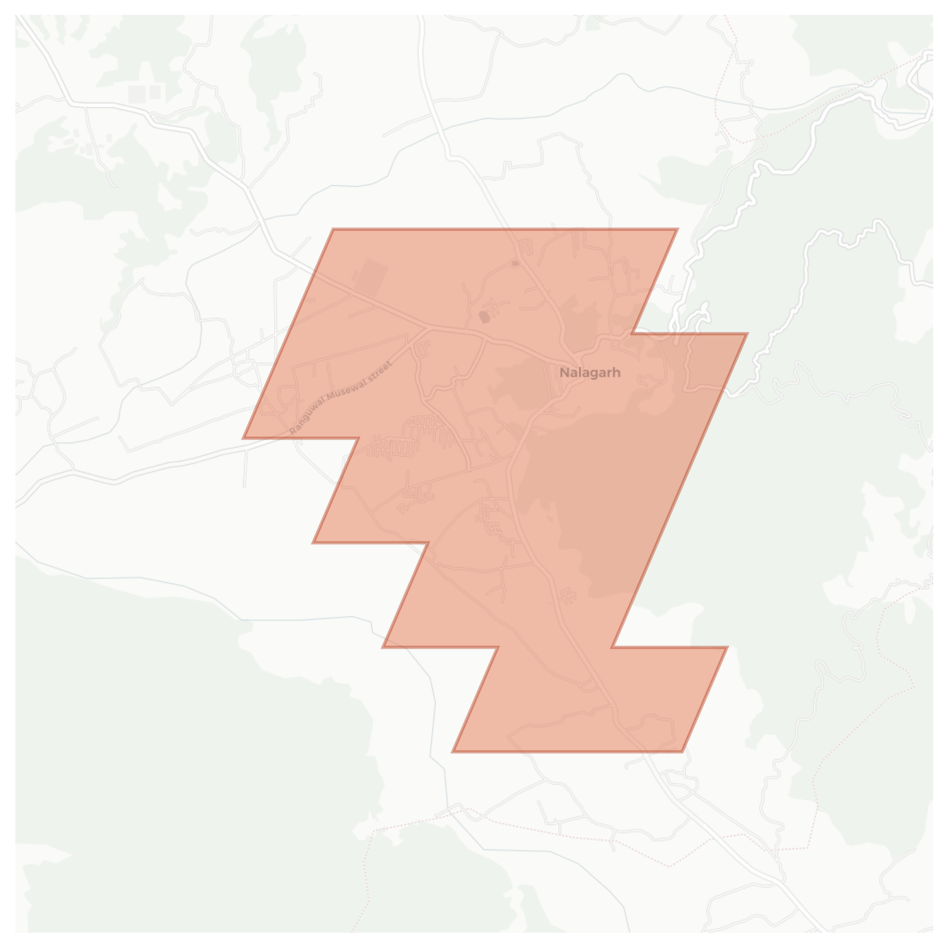 Nalagarh geographic map