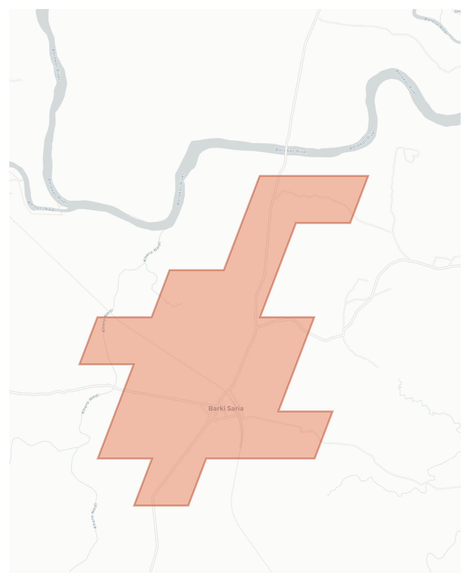 Barki Saria geographic map