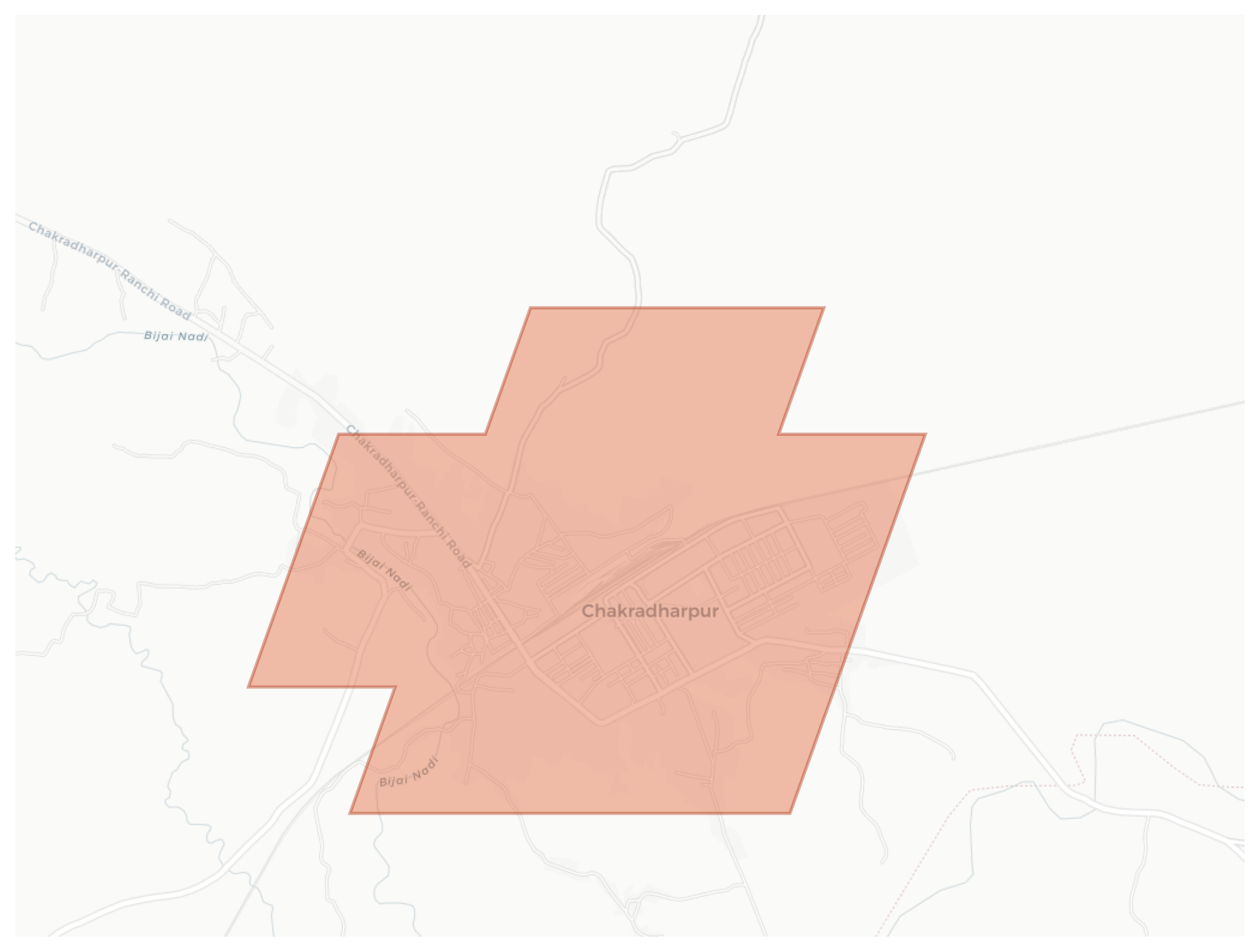 Chakradharpur geographic map