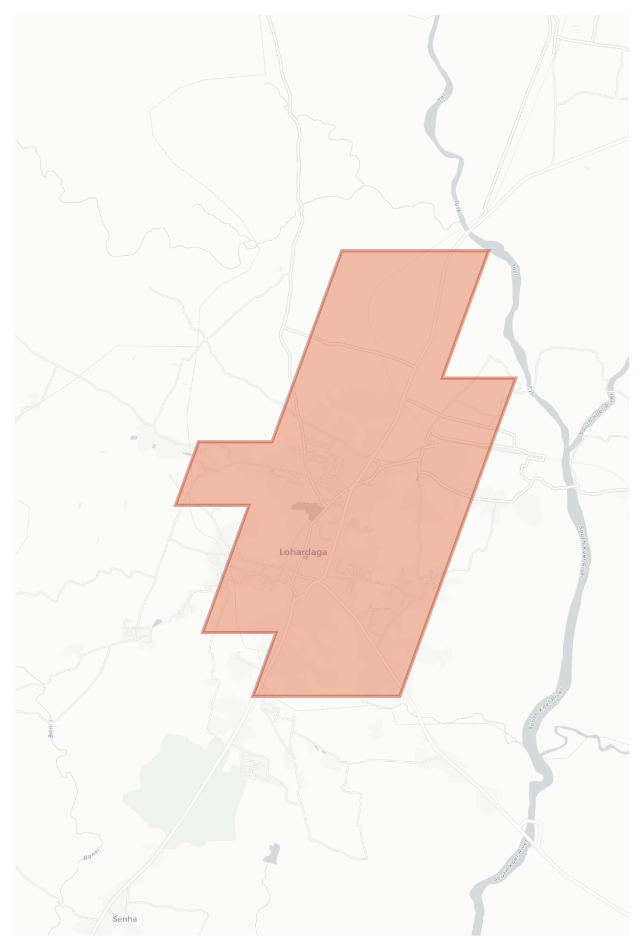 Lohardaga geographic map
