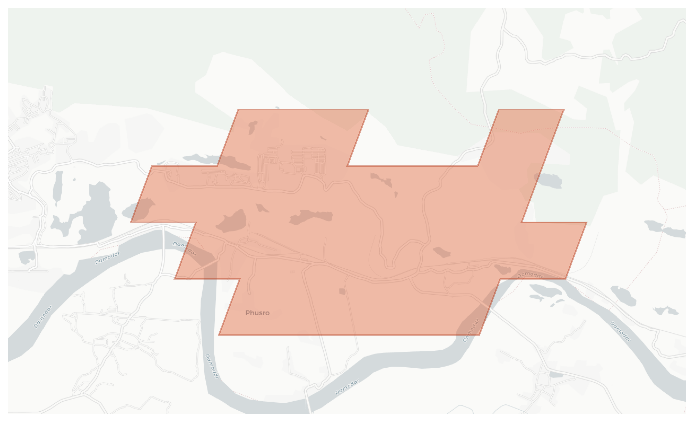 Phusro geographic map