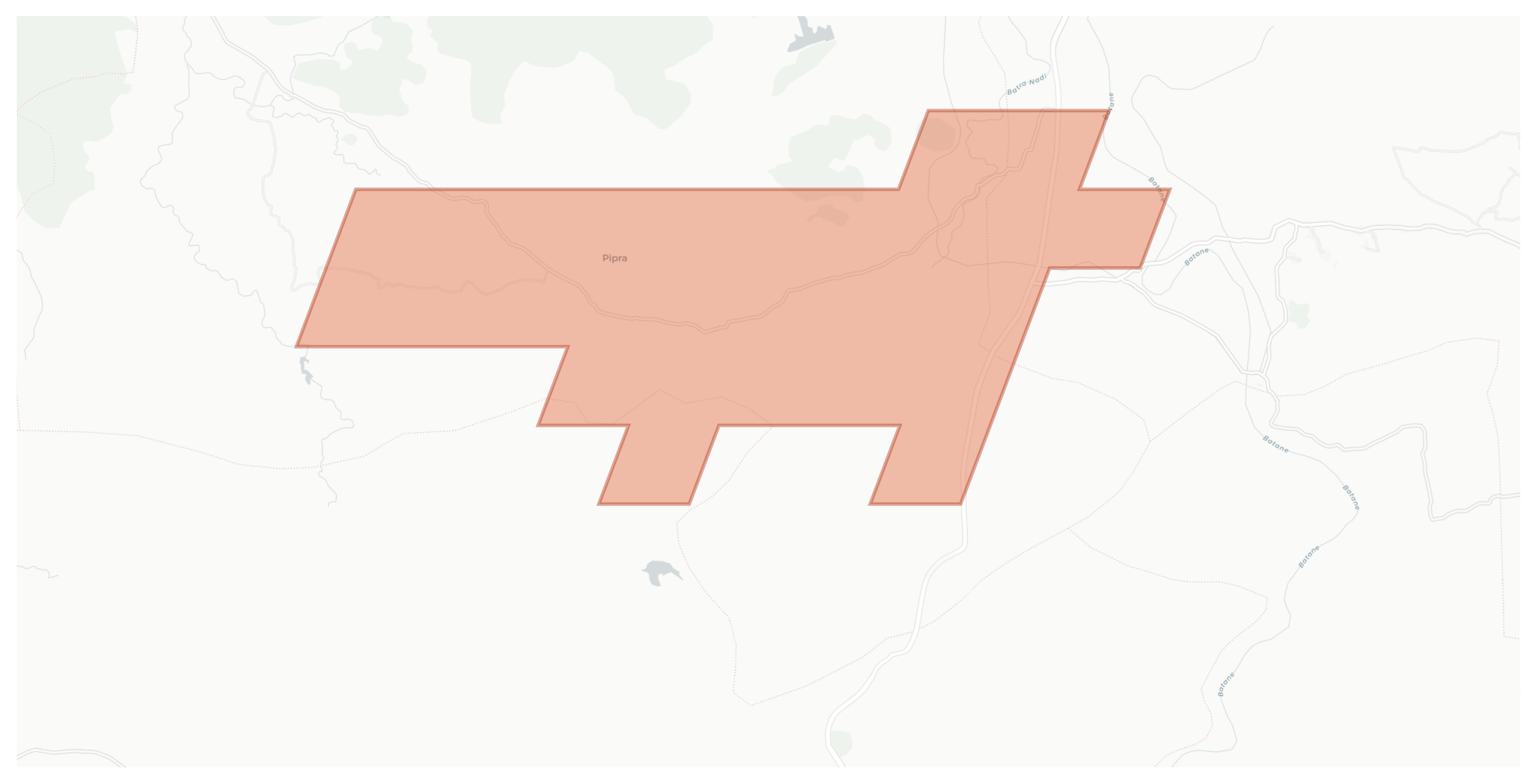 Pipra geographic map