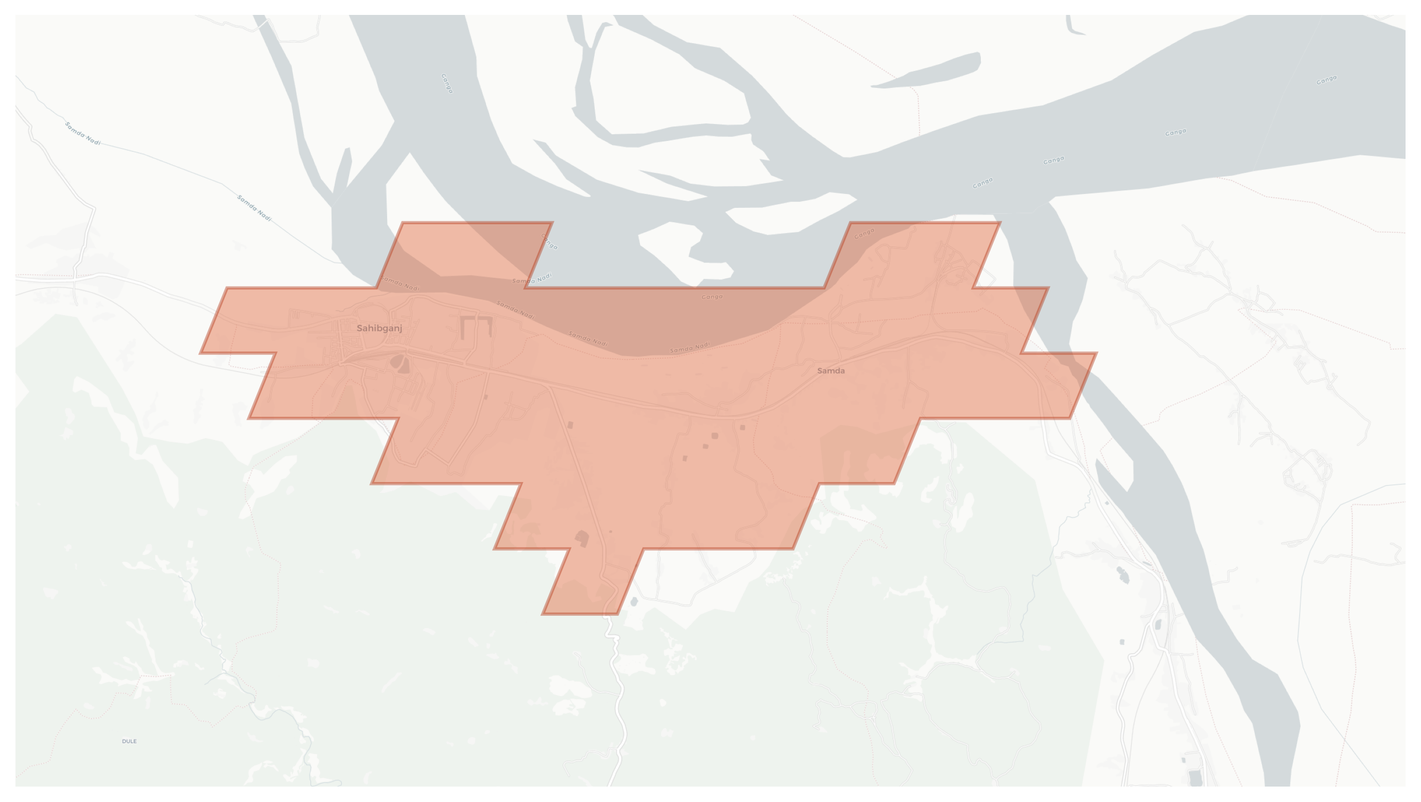 Sahibganj geographic map