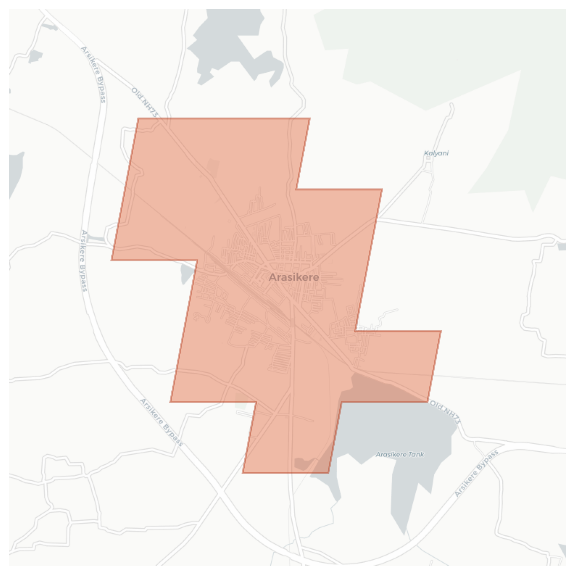 Arasikere geographic map
