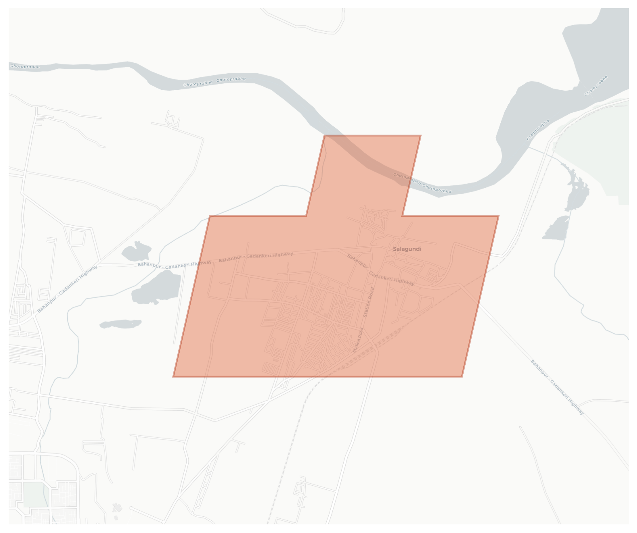 Bagalkote geographic map