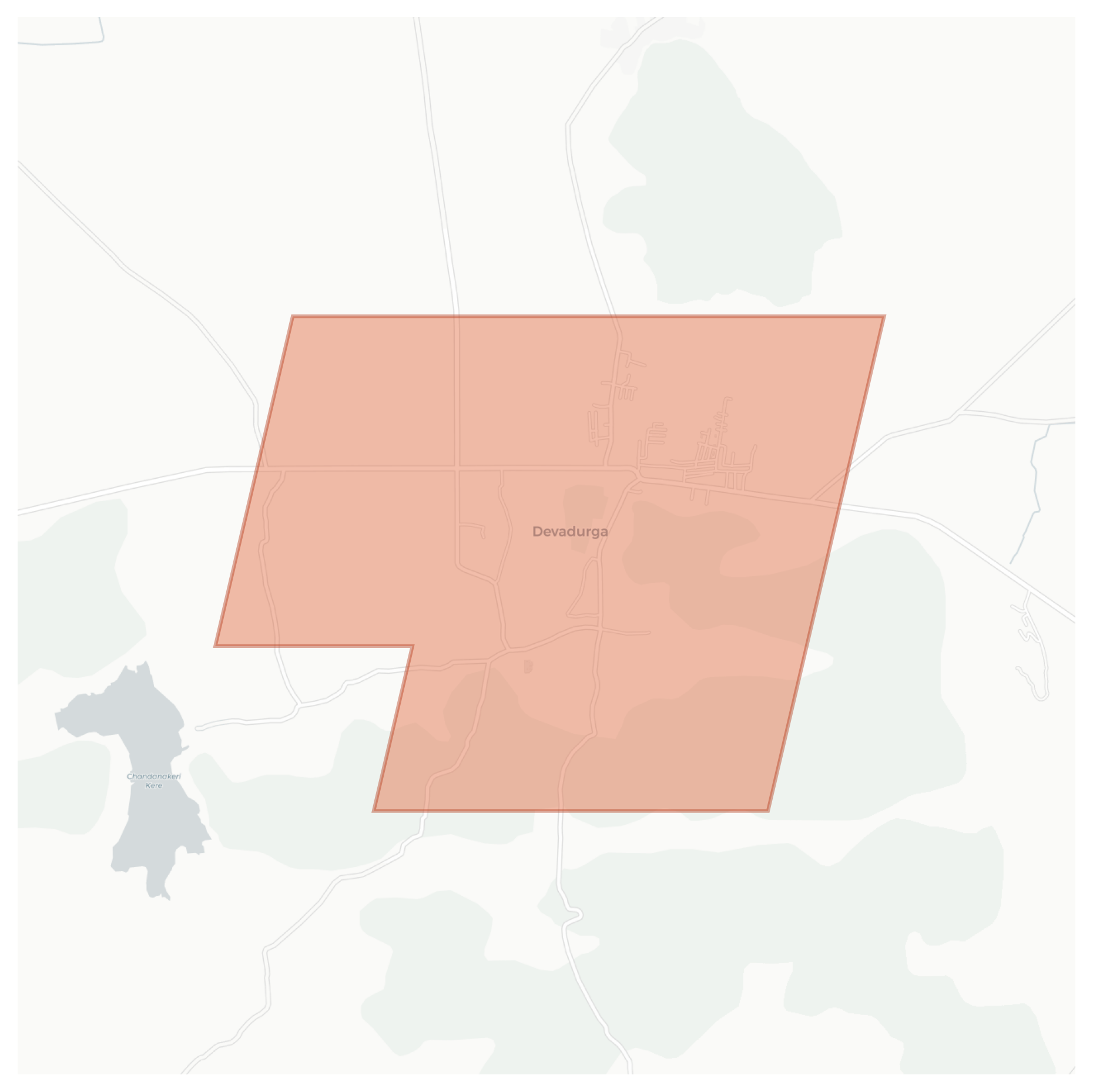 Devadurga geographic map