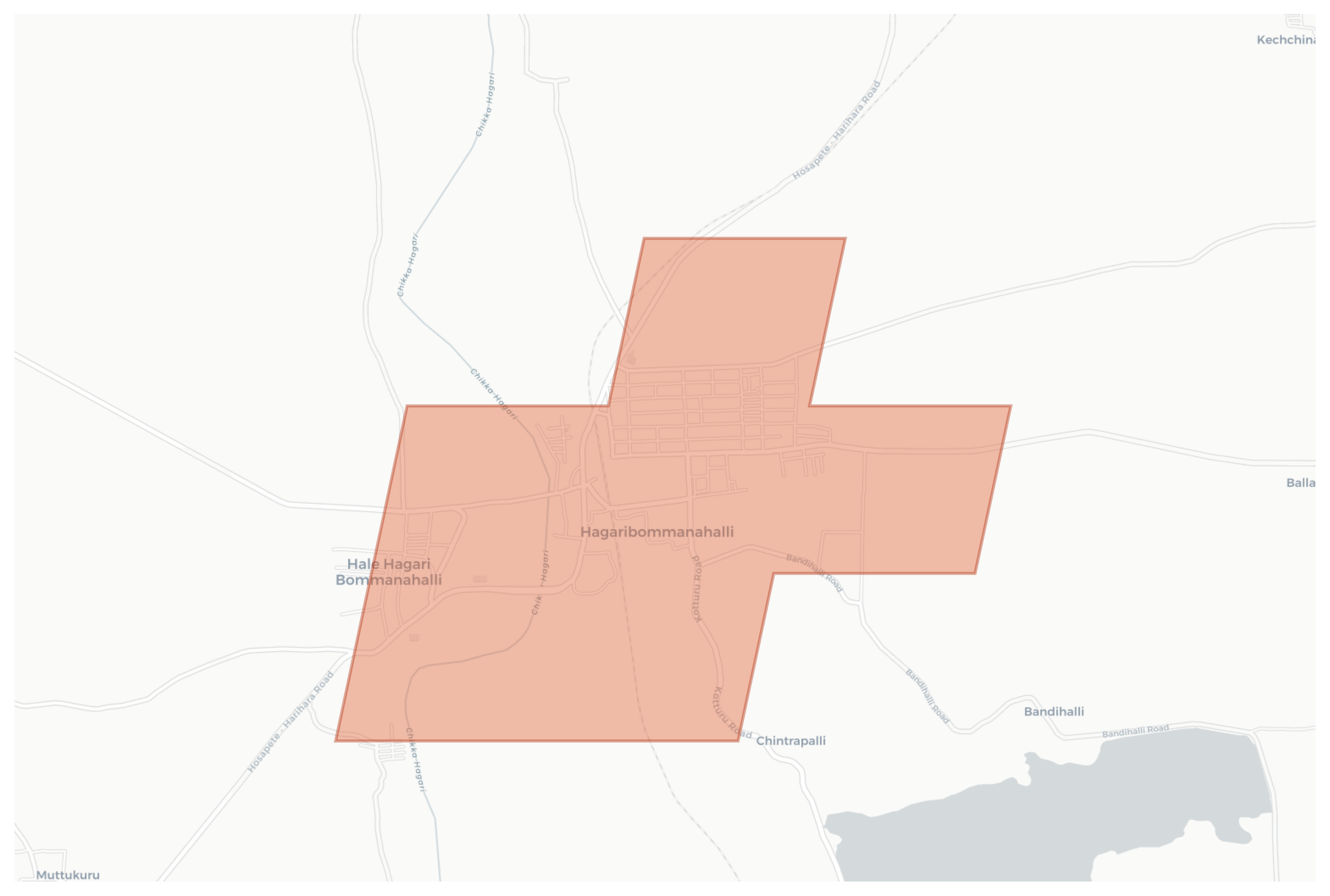 Hagaribommanahalli geographic map