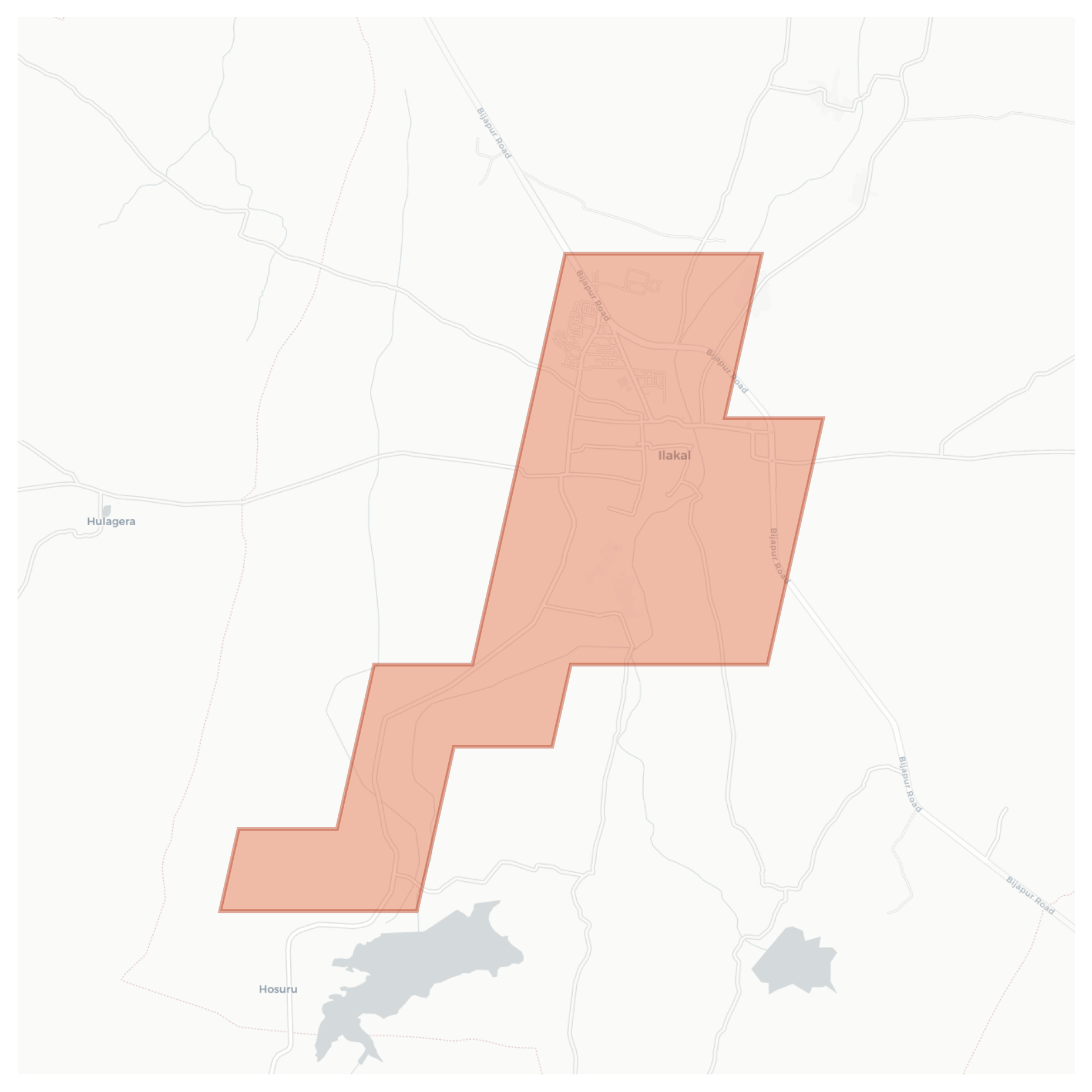 Ilkal geographic map