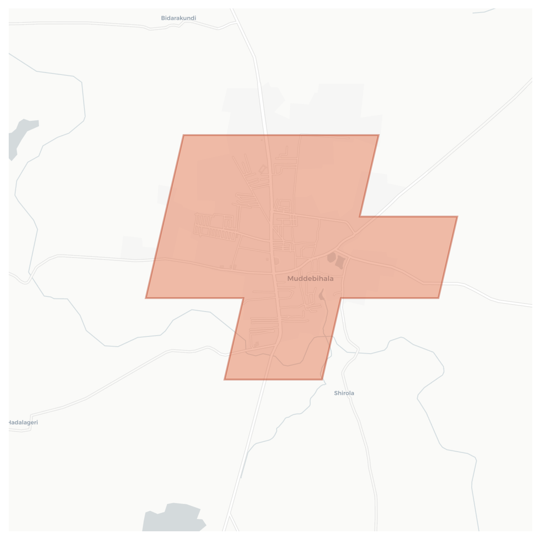 Muddebihala geographic map