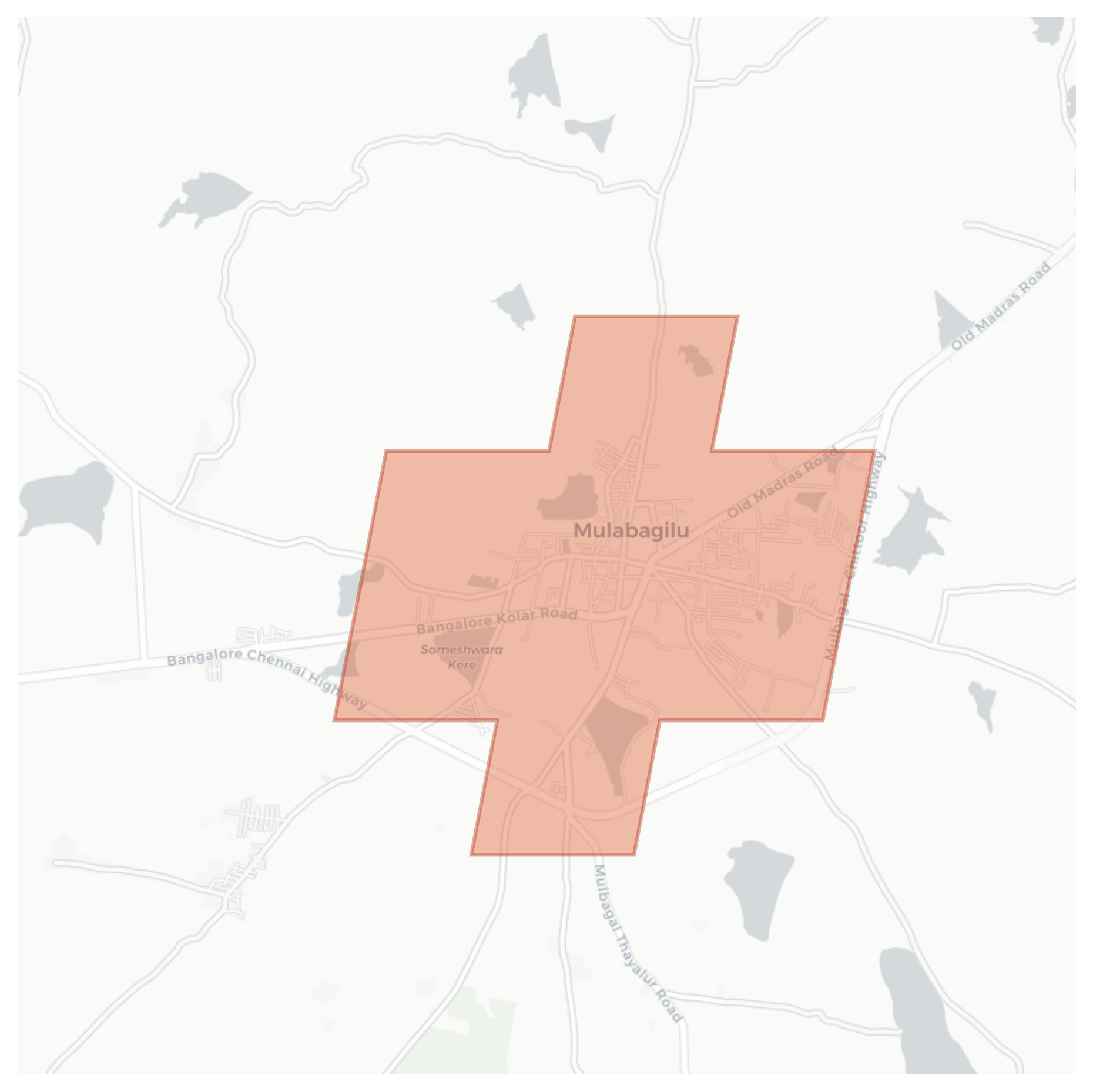 Mulabagilu geographic map