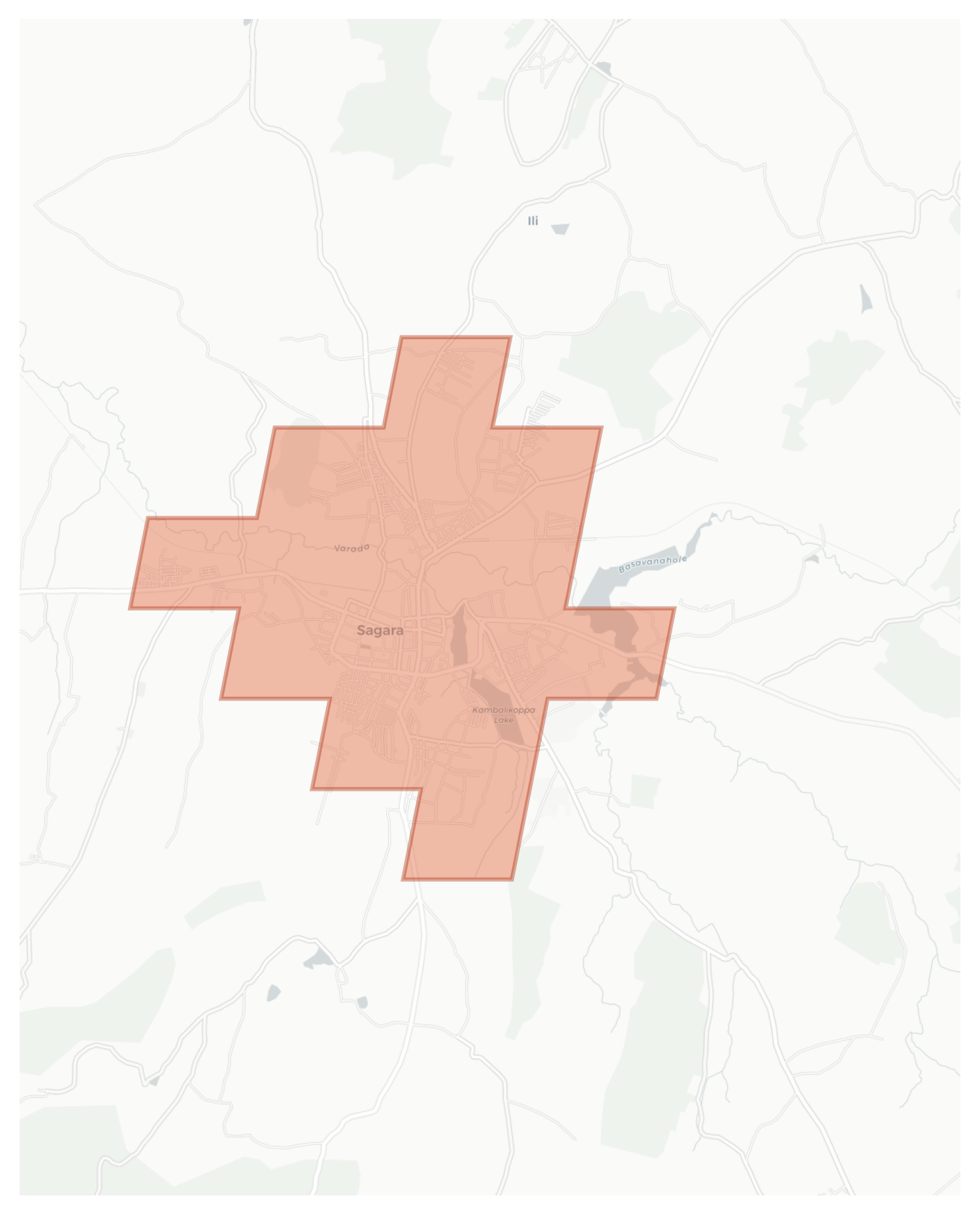 Sagara geographic map