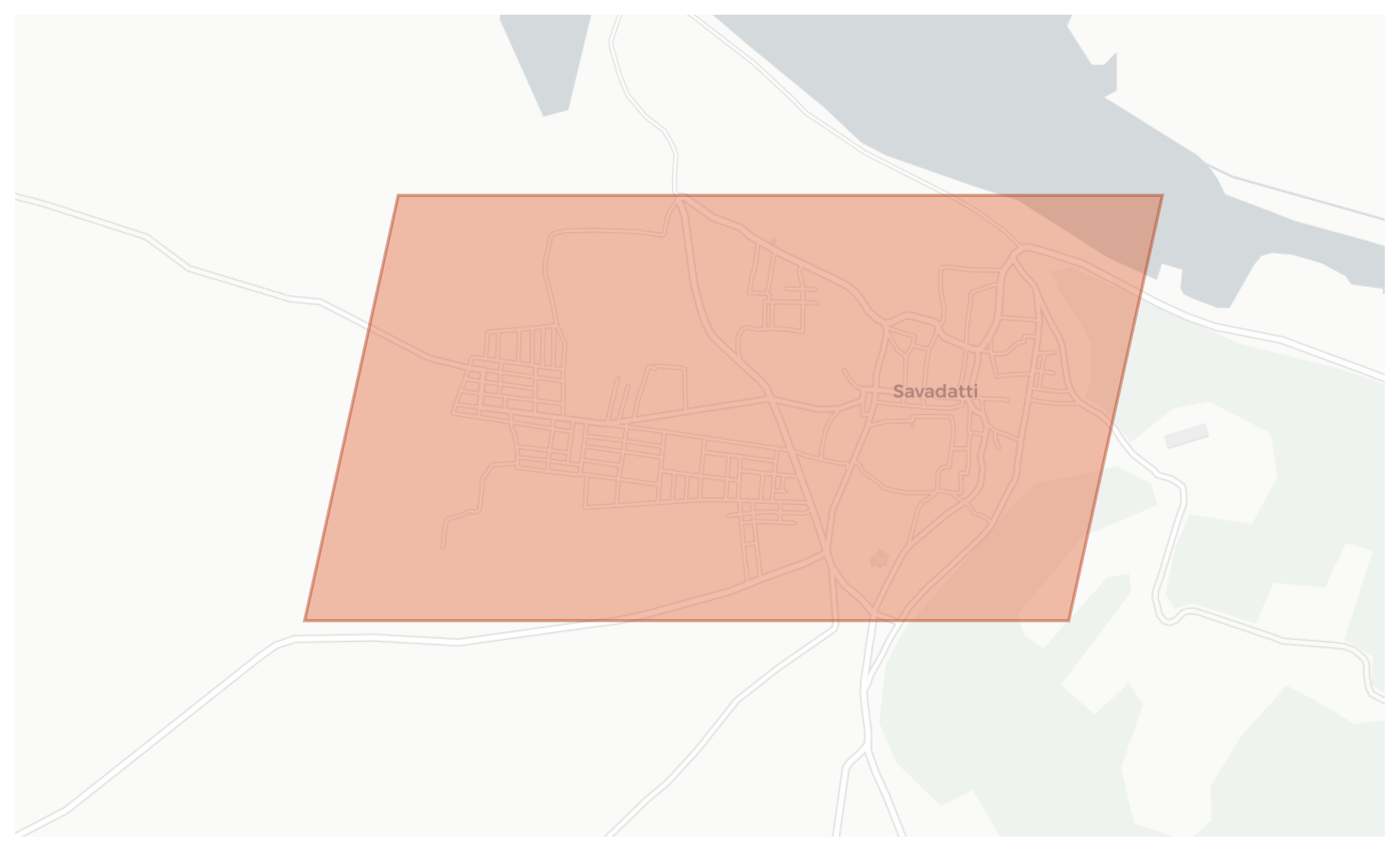 Saundatti geographic map