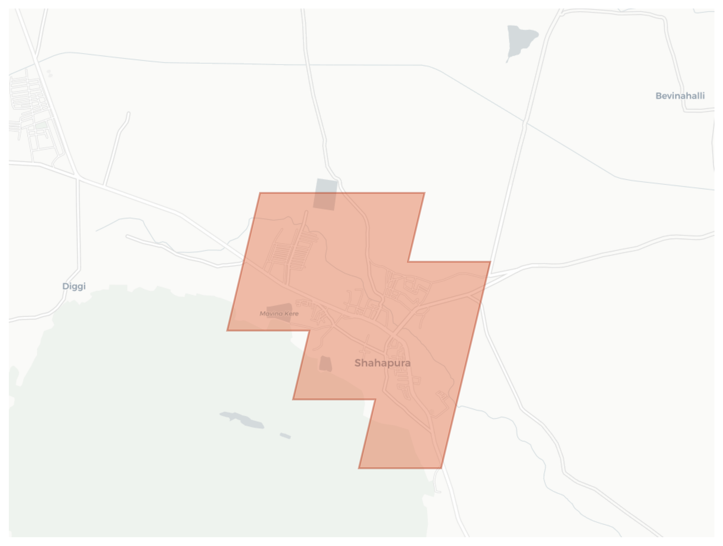 Shahapura geographic map
