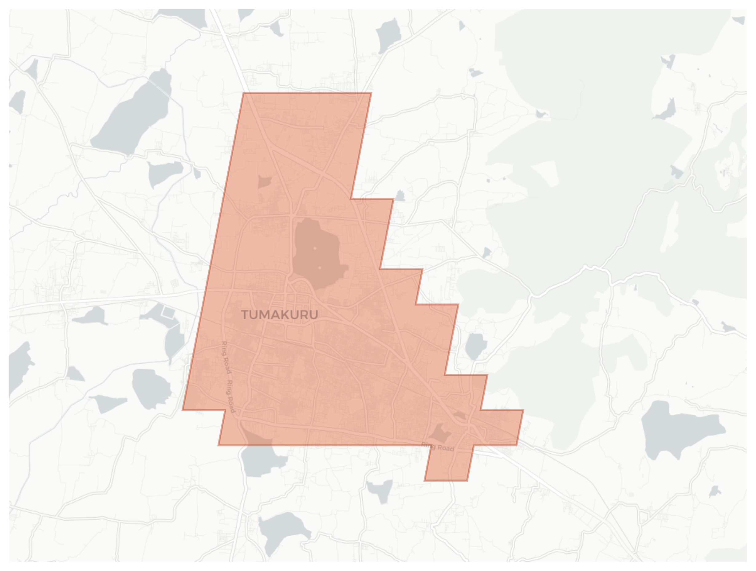 Tumakuru geographic map