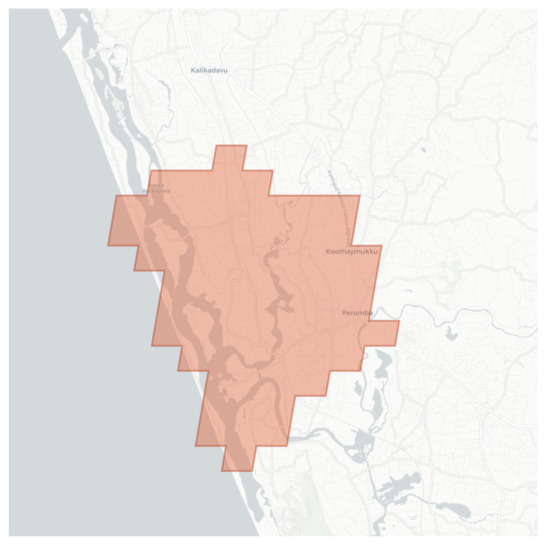Payyanur geographic map