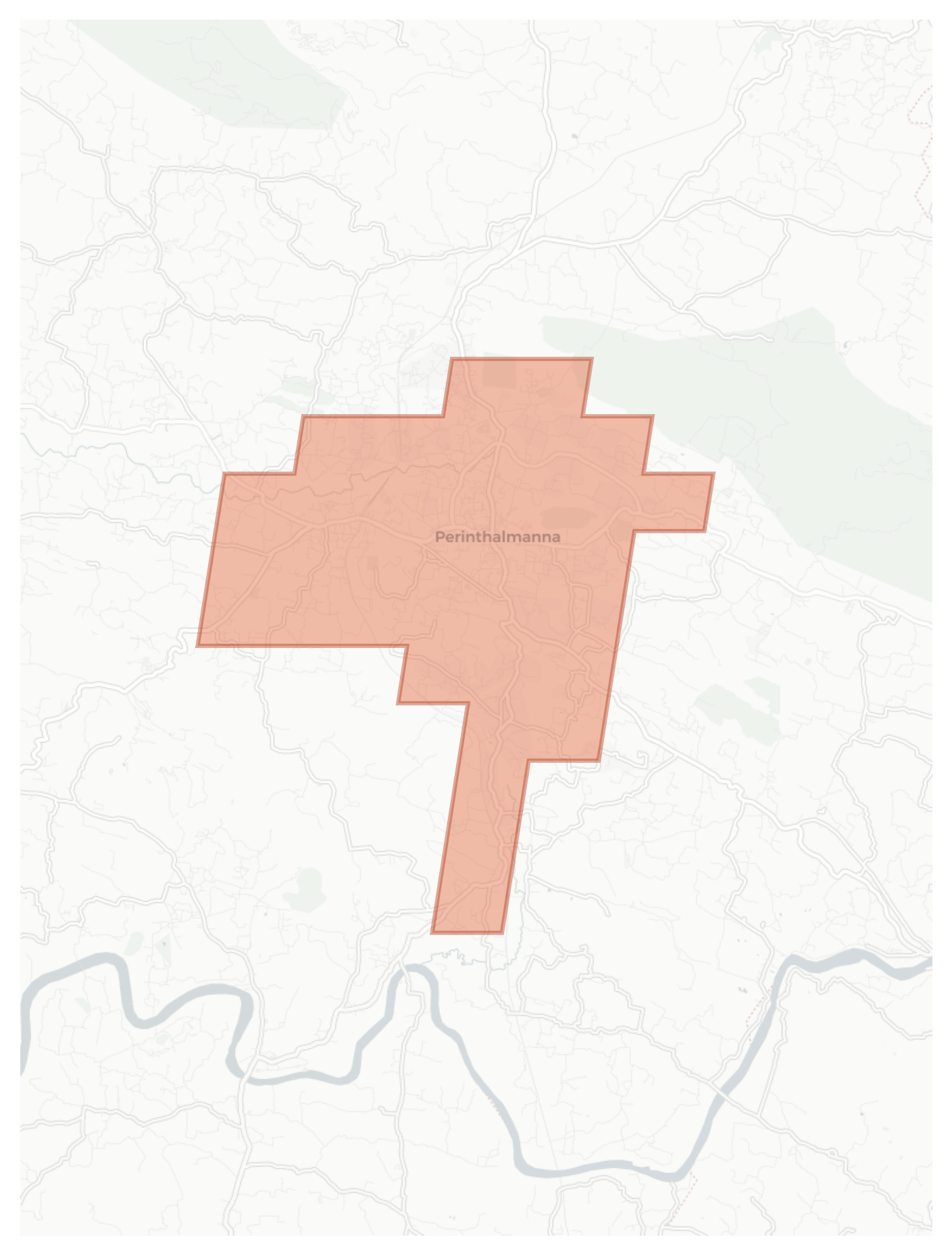 Perinthalmanna geographic map