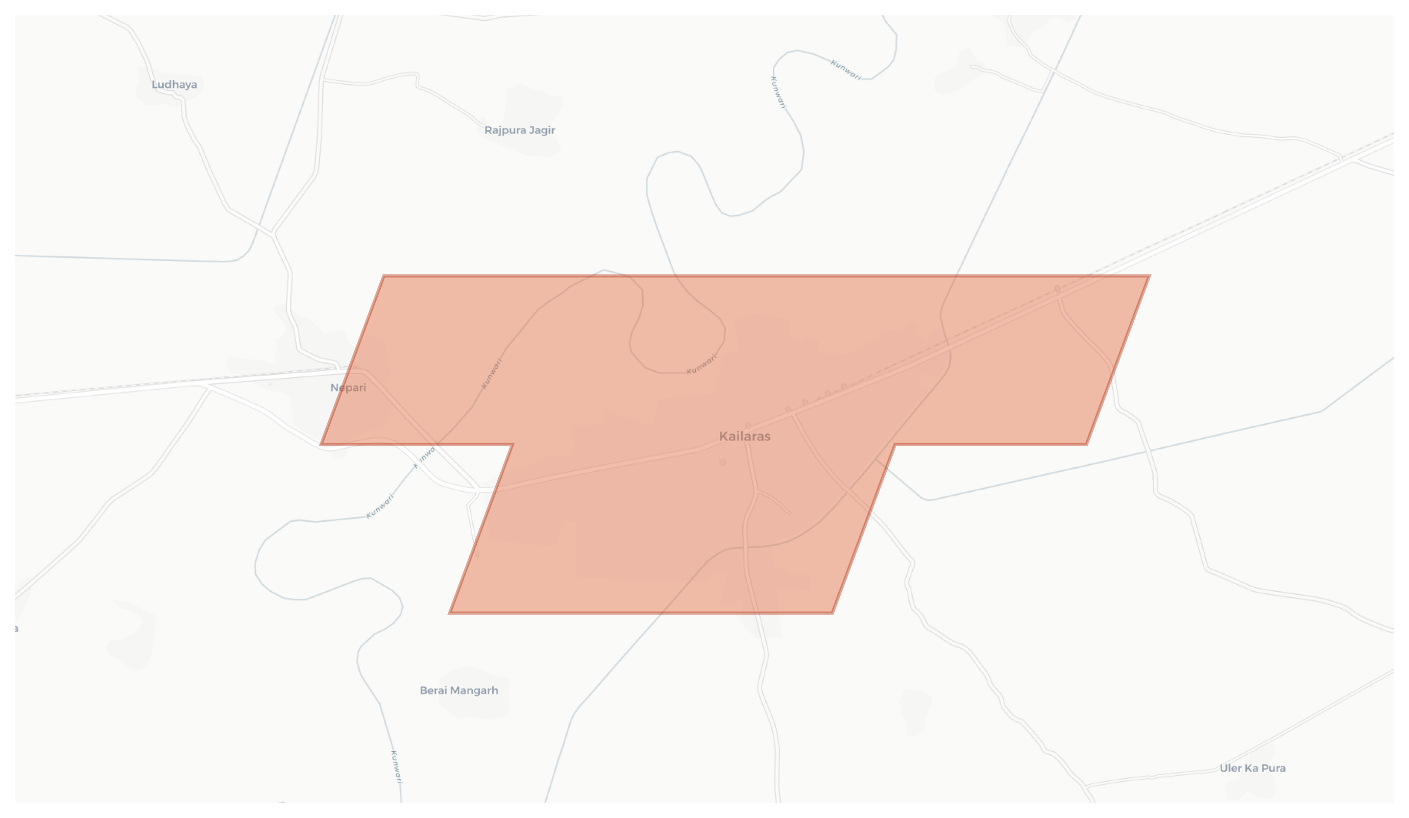 Kailaras geographic map