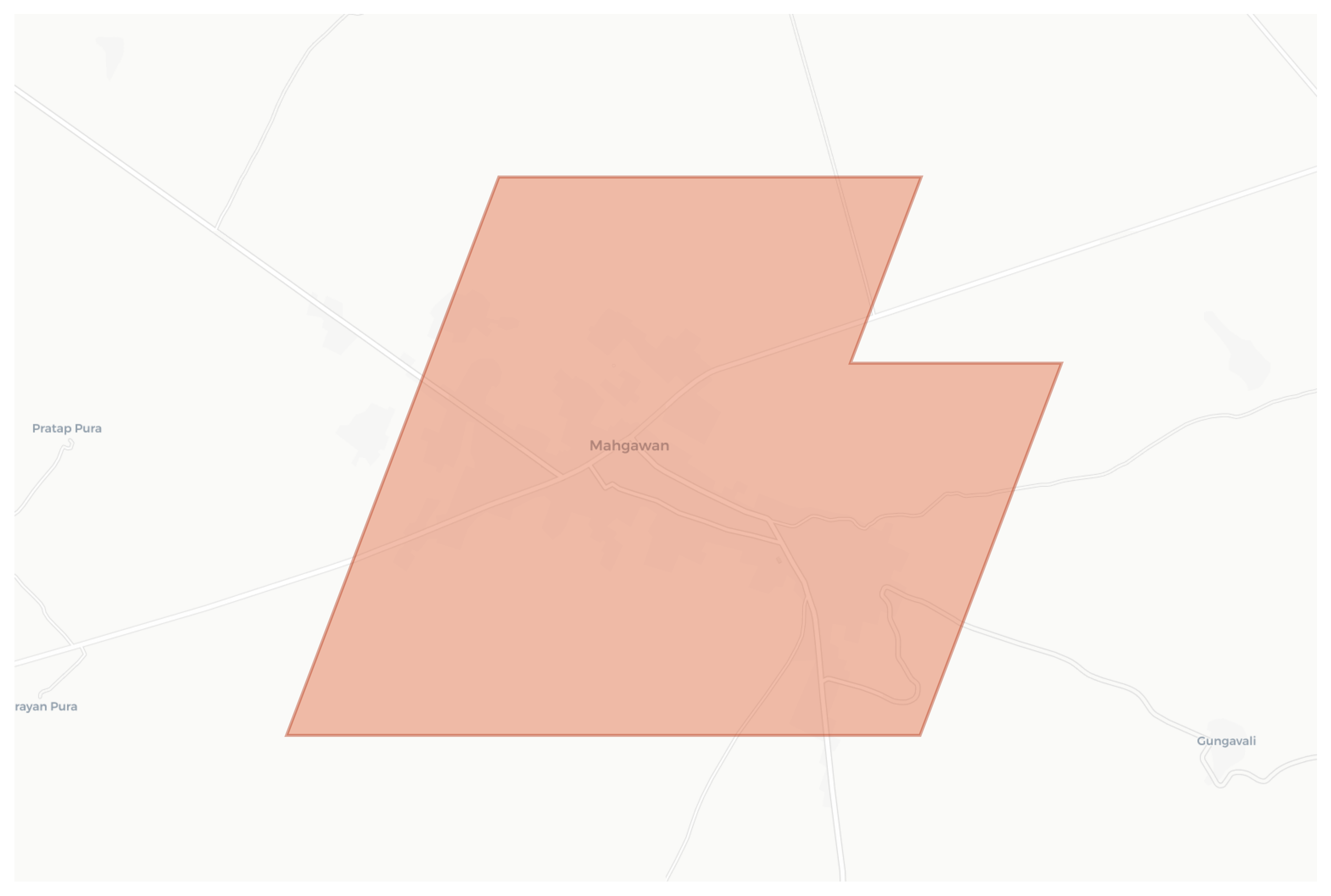 Mahgawan geographic map