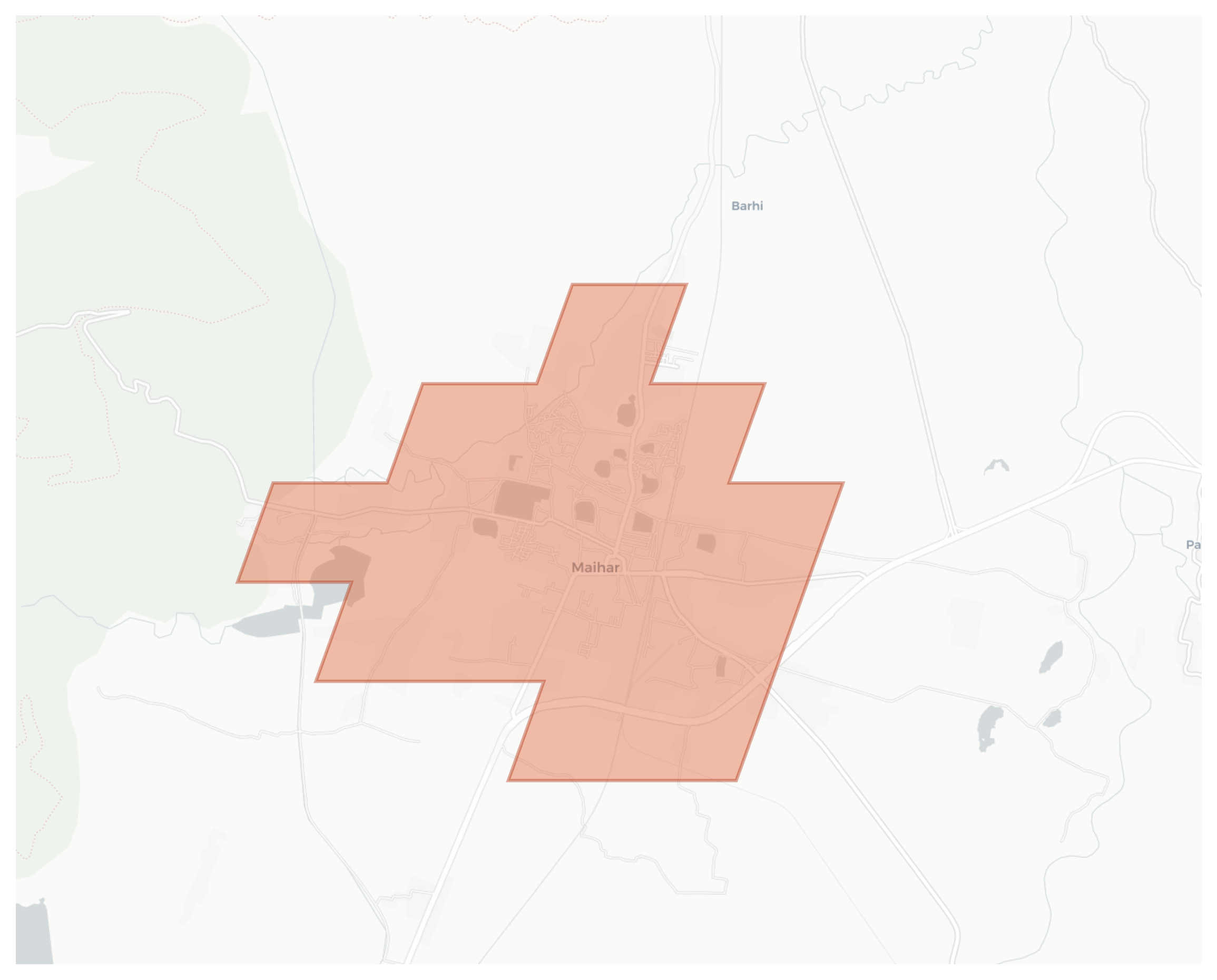 Maihar geographic map