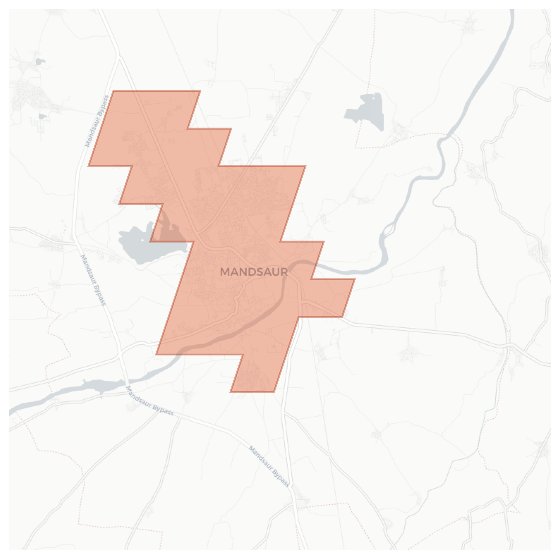 Mandsaur geographic map