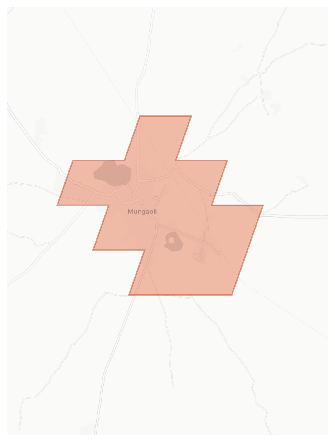 Mungaoli geographic map