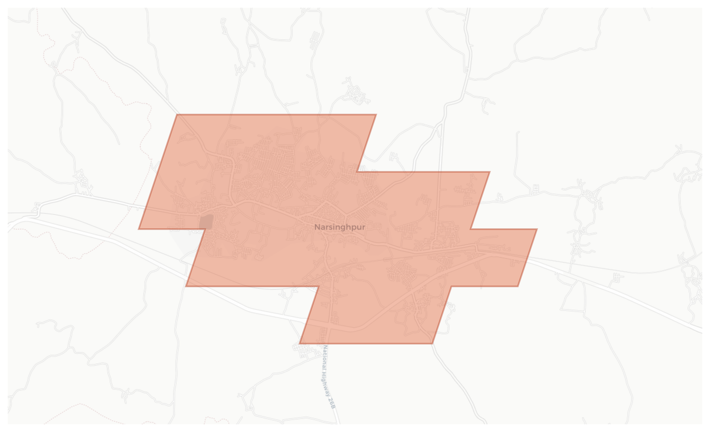 Narsinghpur geographic map