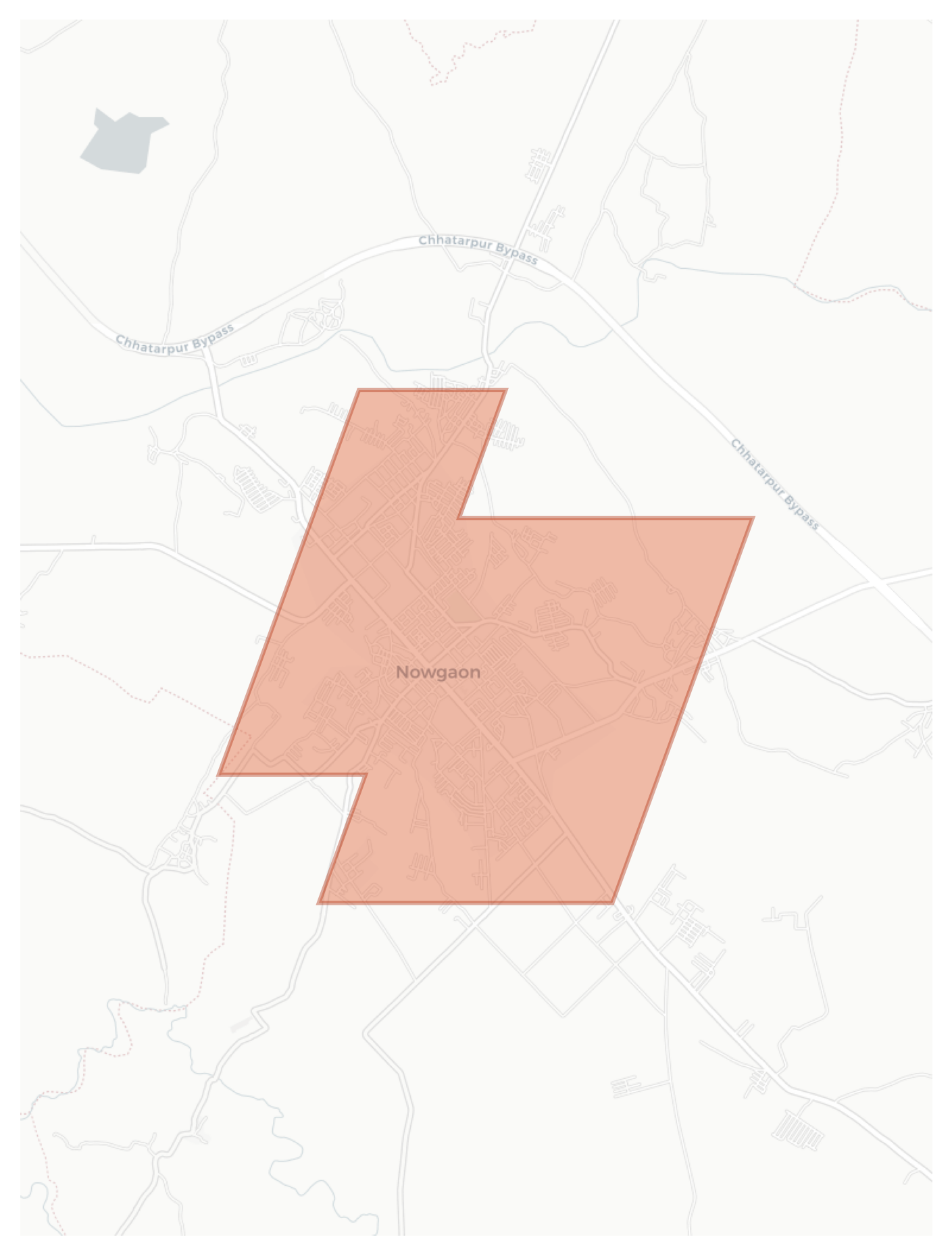 Nowgaon geographic map