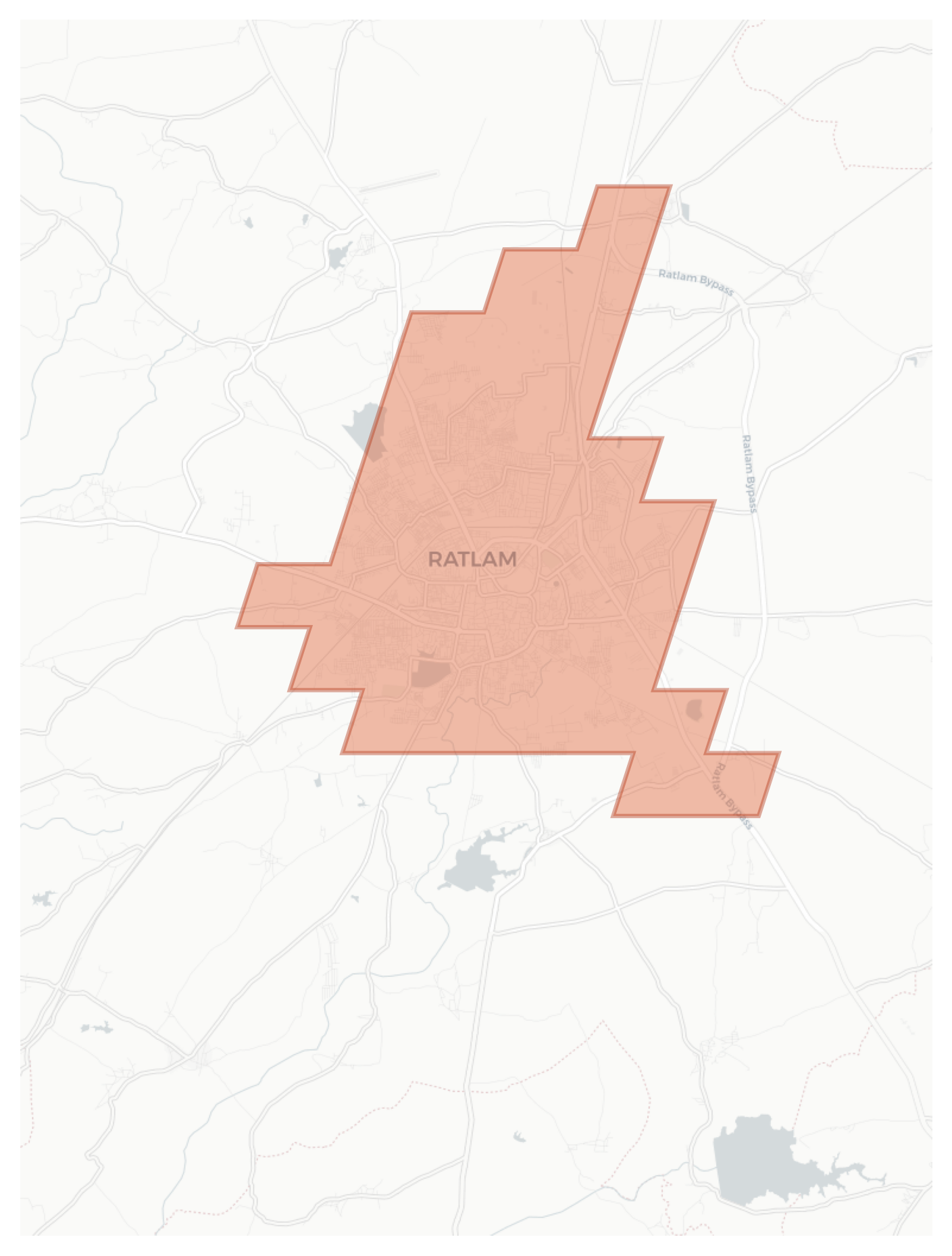 Ratlam geographic map
