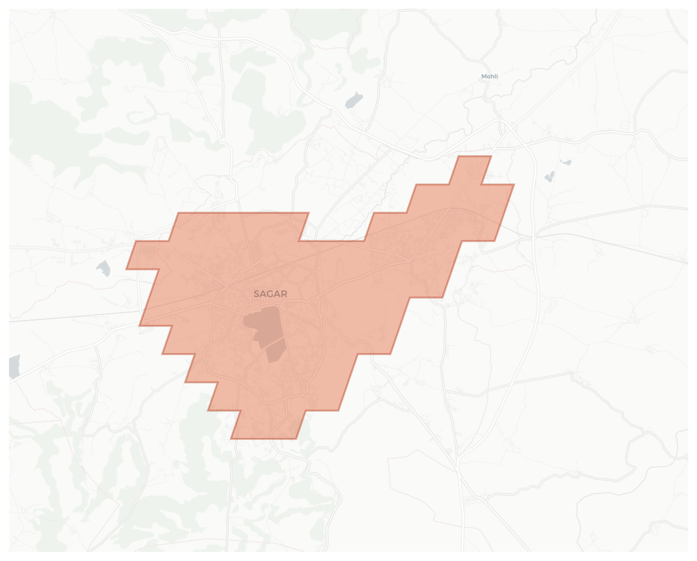 Sagar geographic map