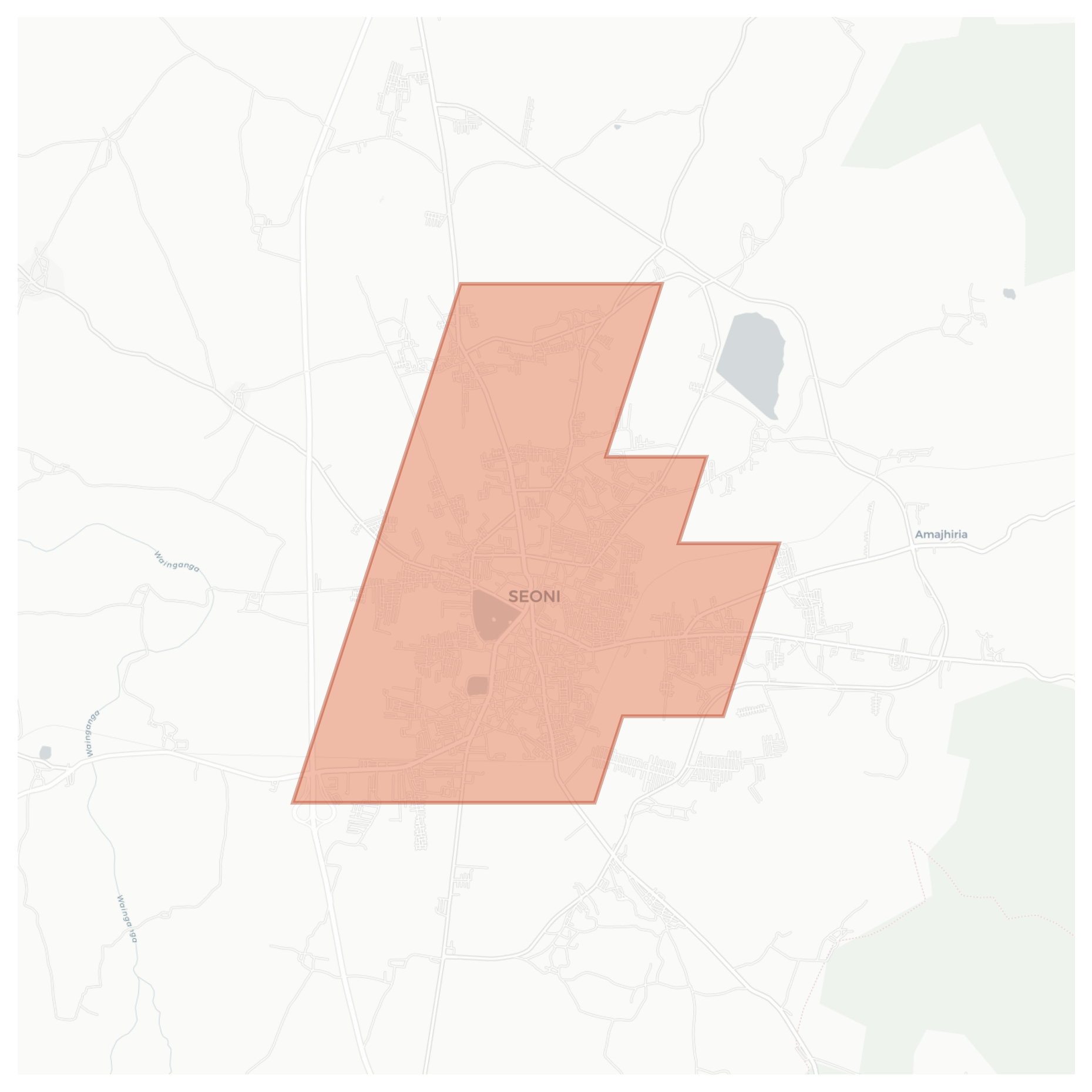Seoni geographic map