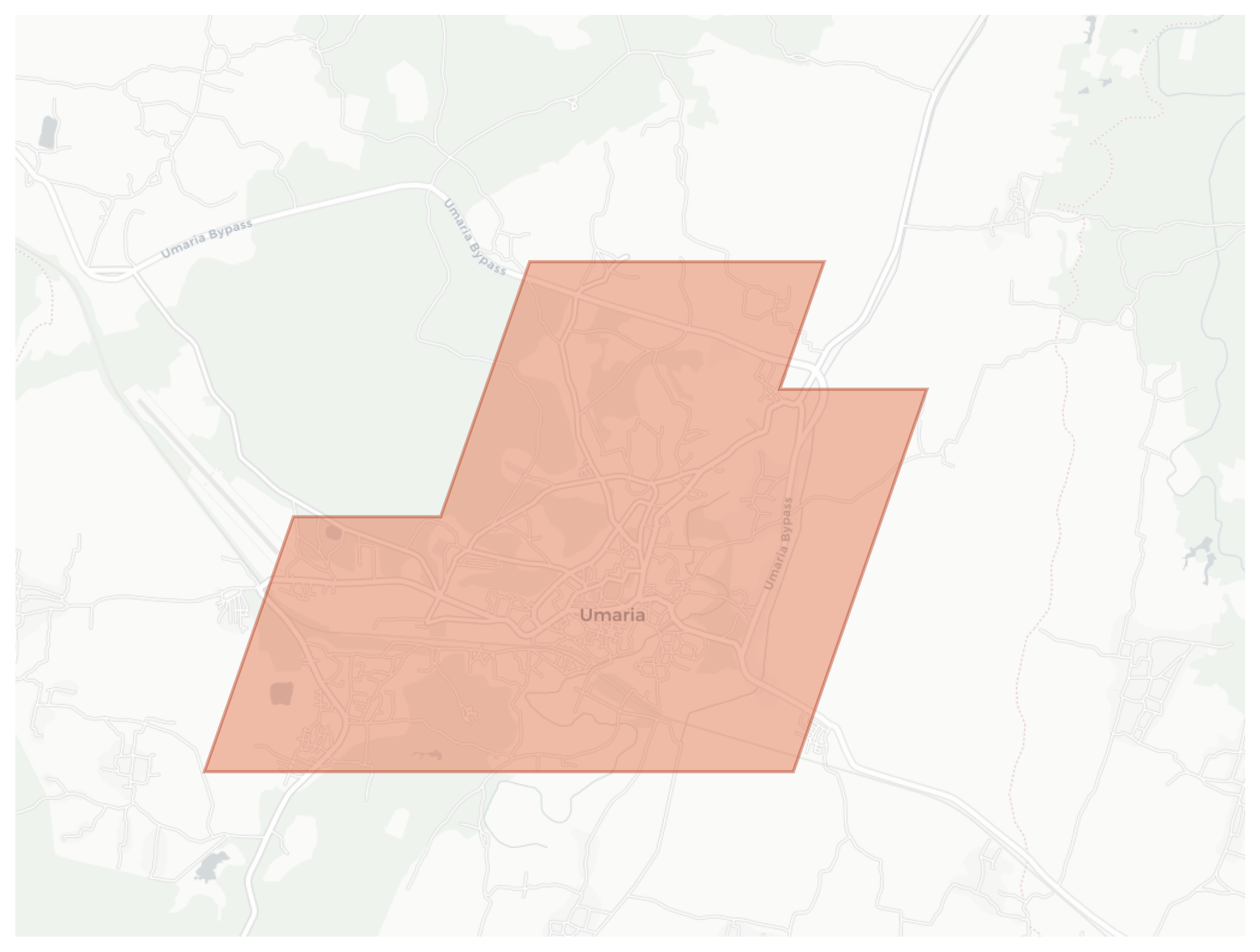 Umaria geographic map
