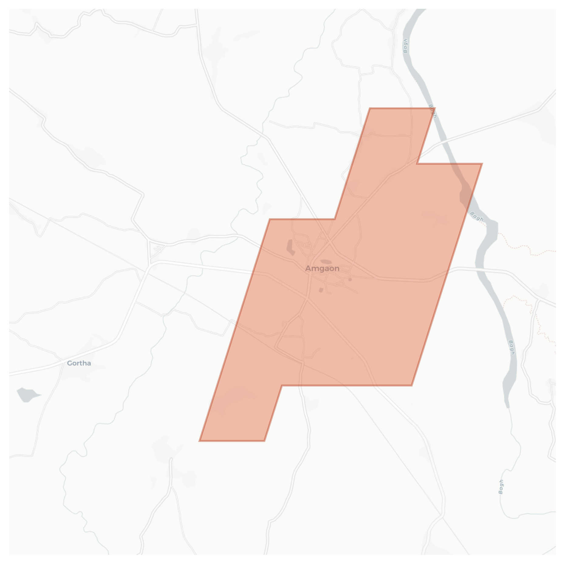 Amgaon geographic map