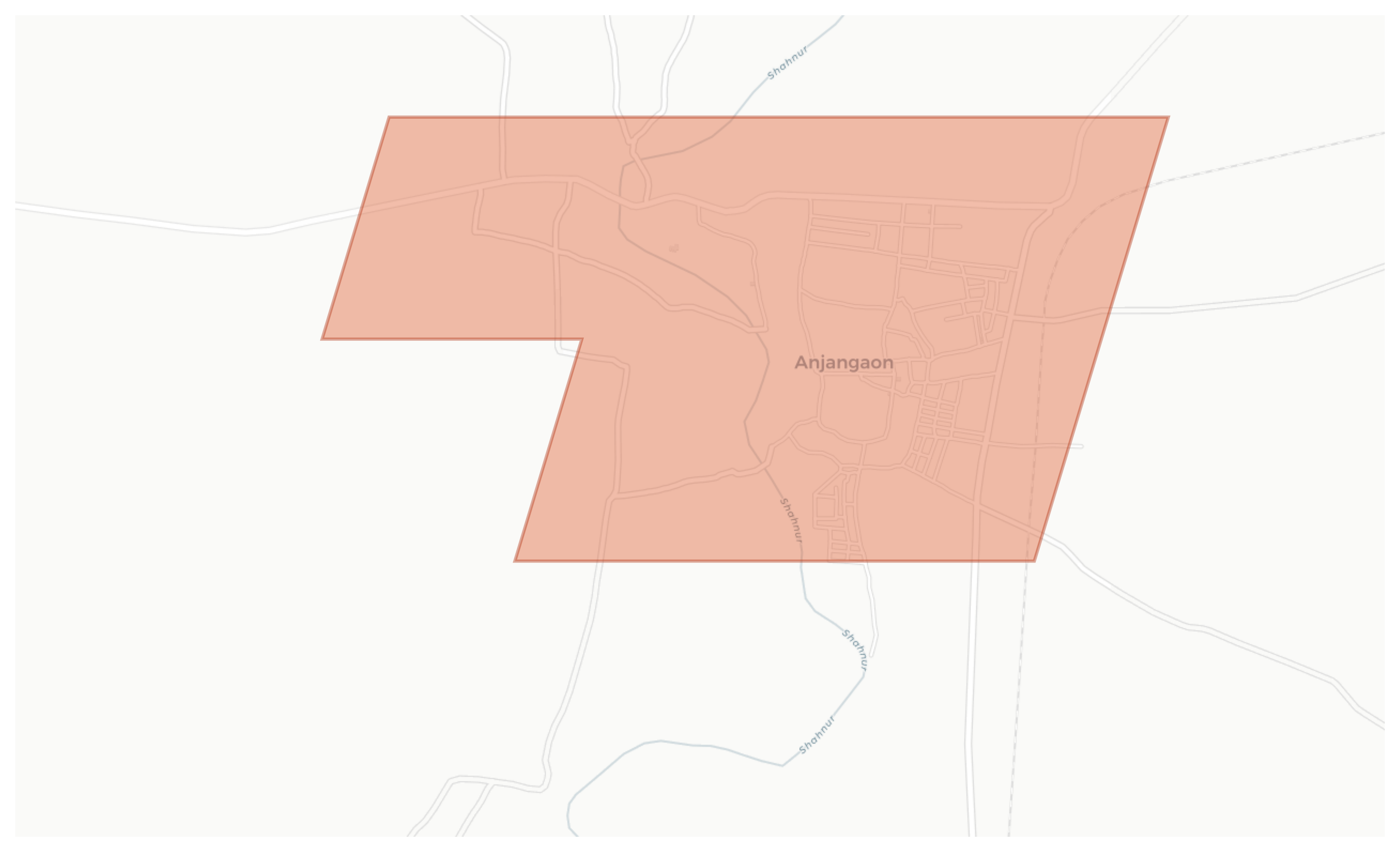 Anjangaon geographic map
