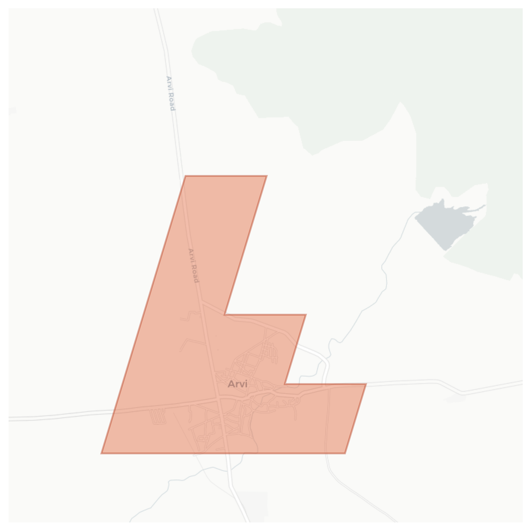 Arvi geographic map