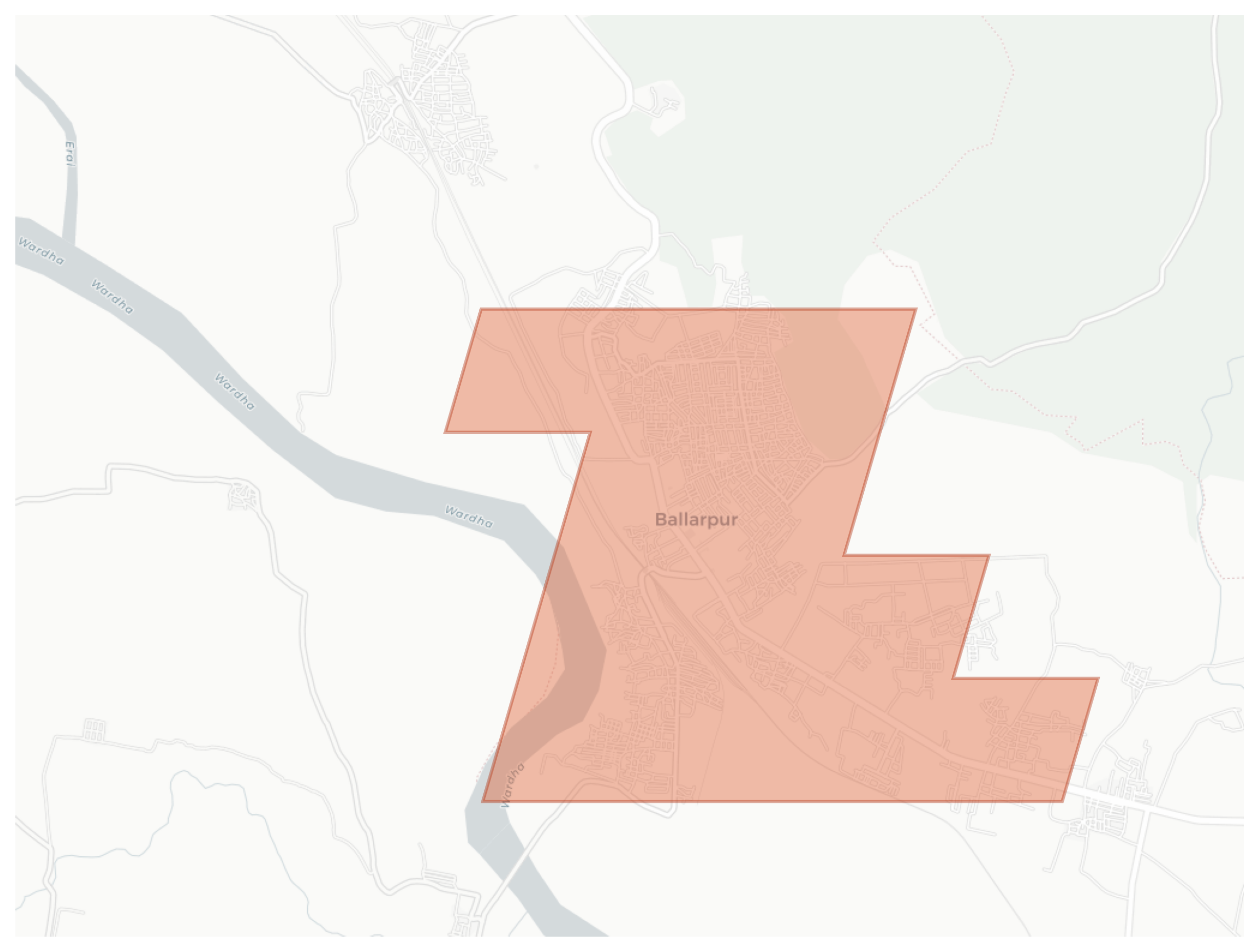 Ballarpur geographic map