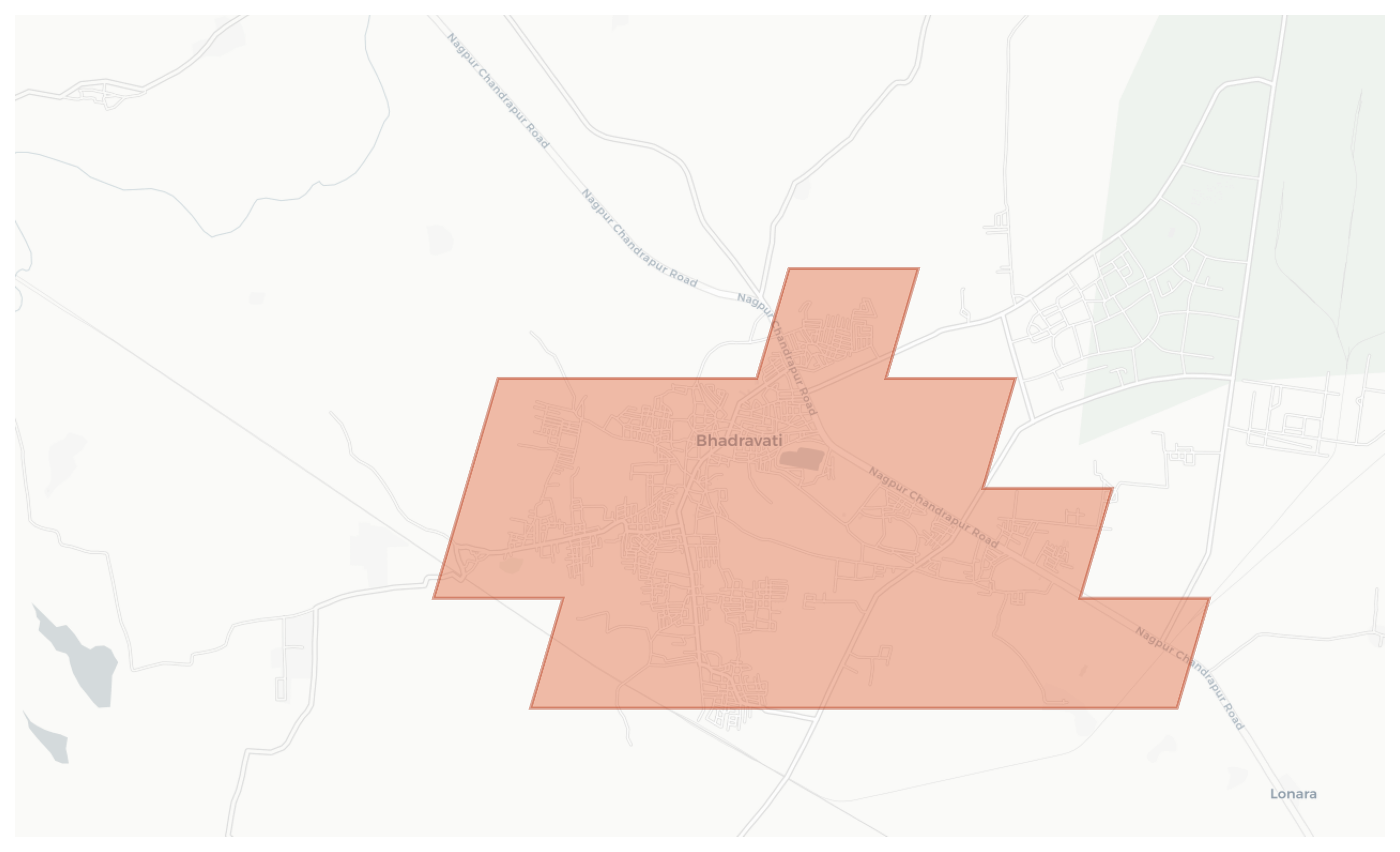 Bhadravati geographic map