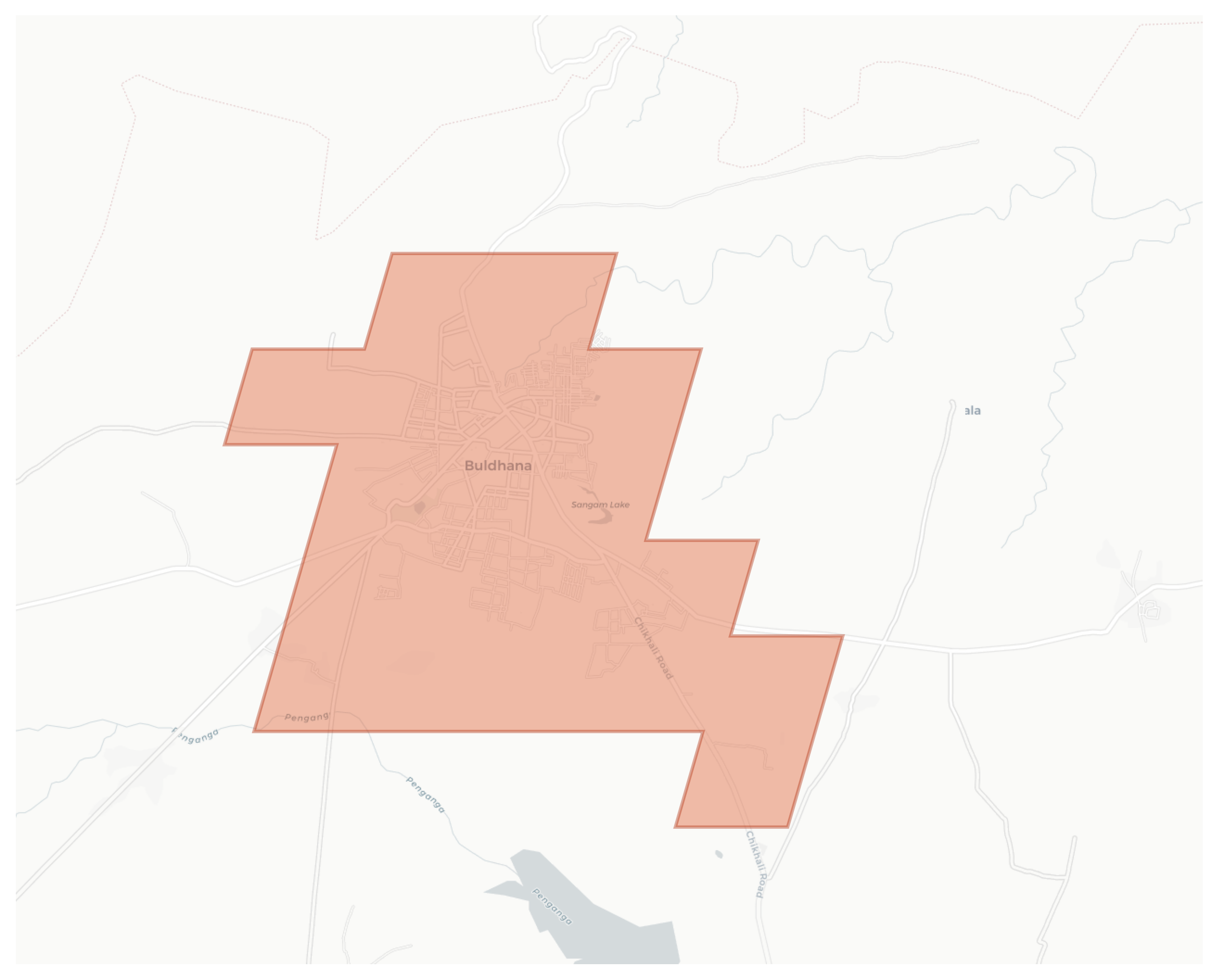 Buldhana geographic map
