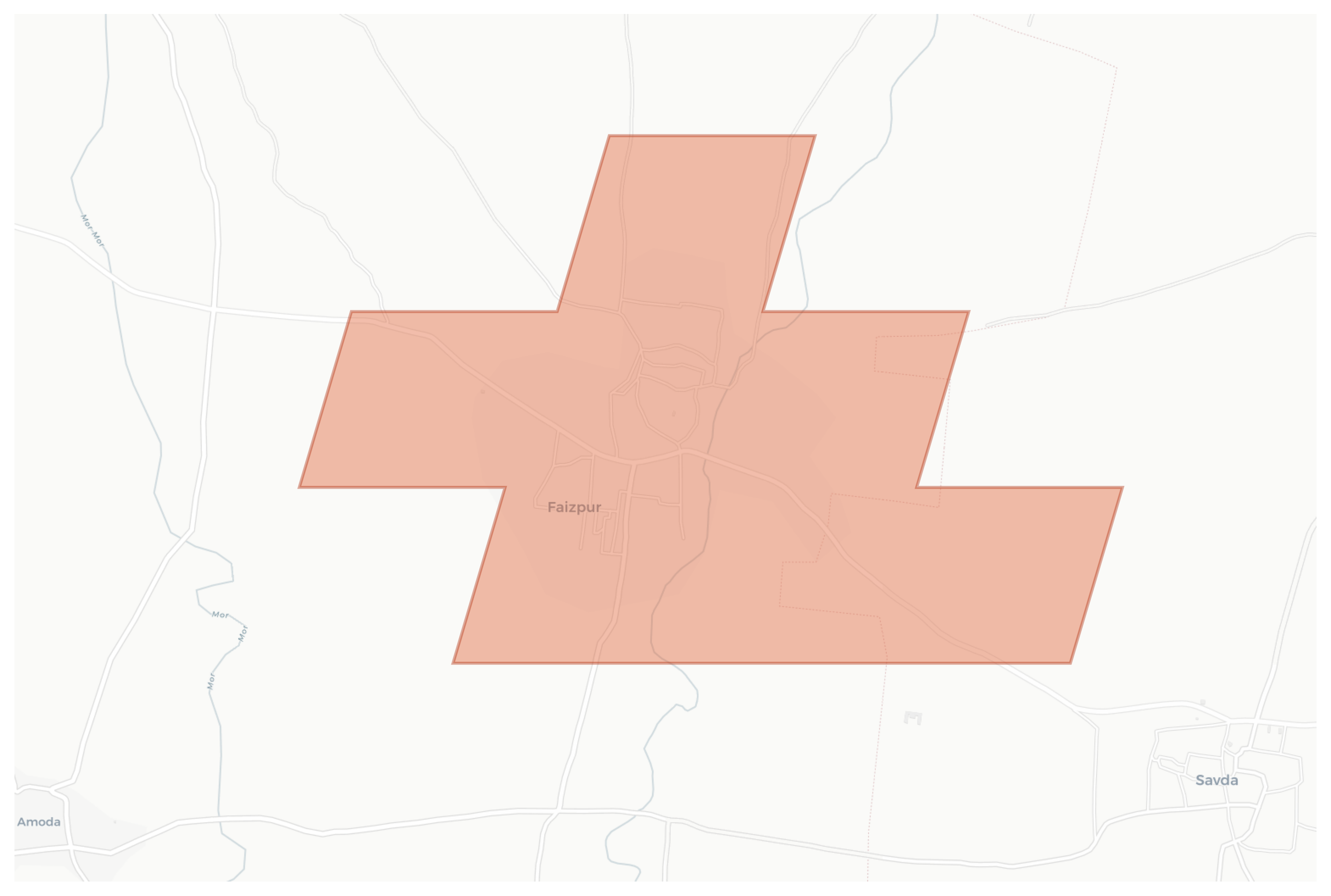 Faizpur geographic map