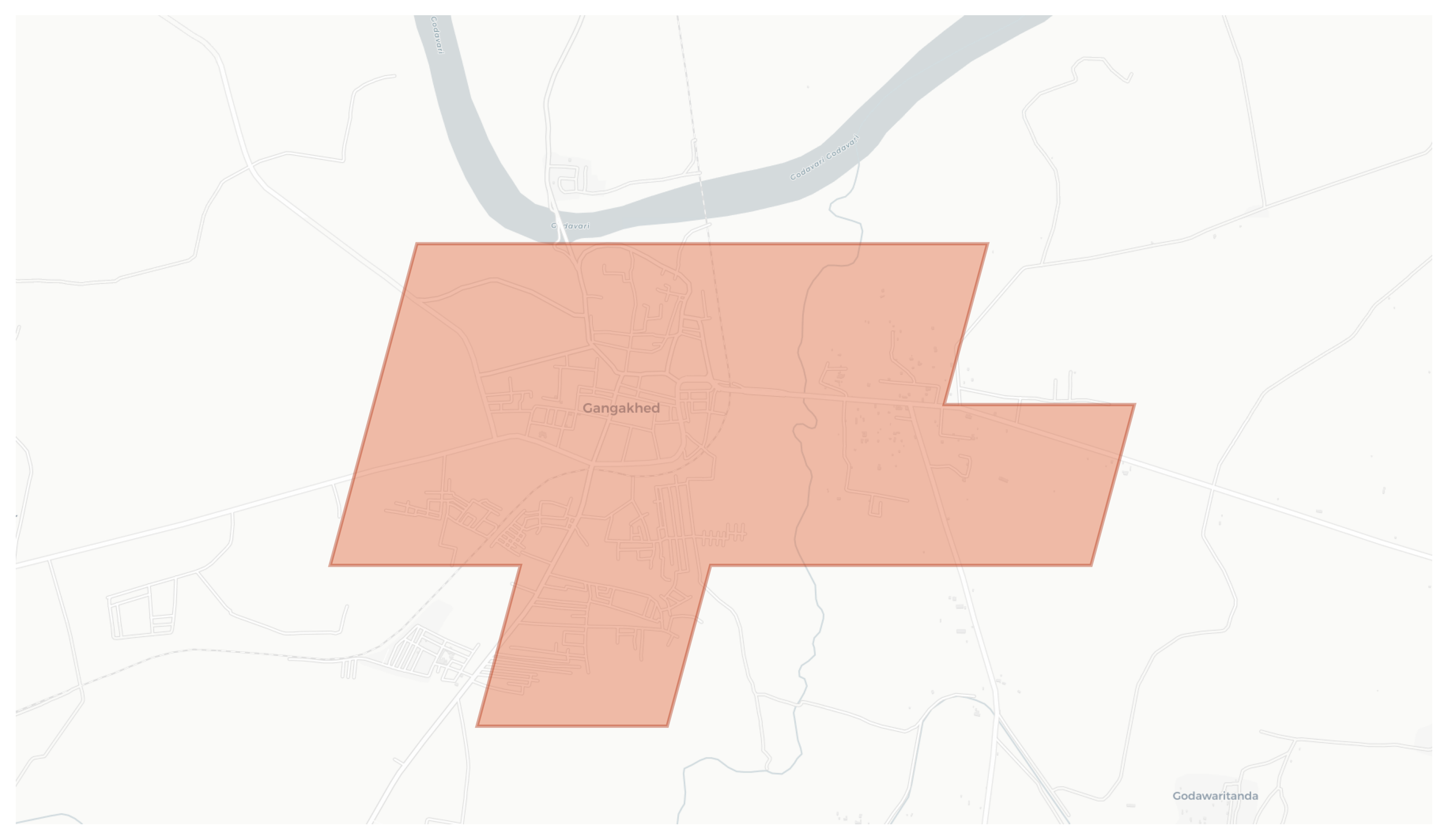 Gangakhed geographic map