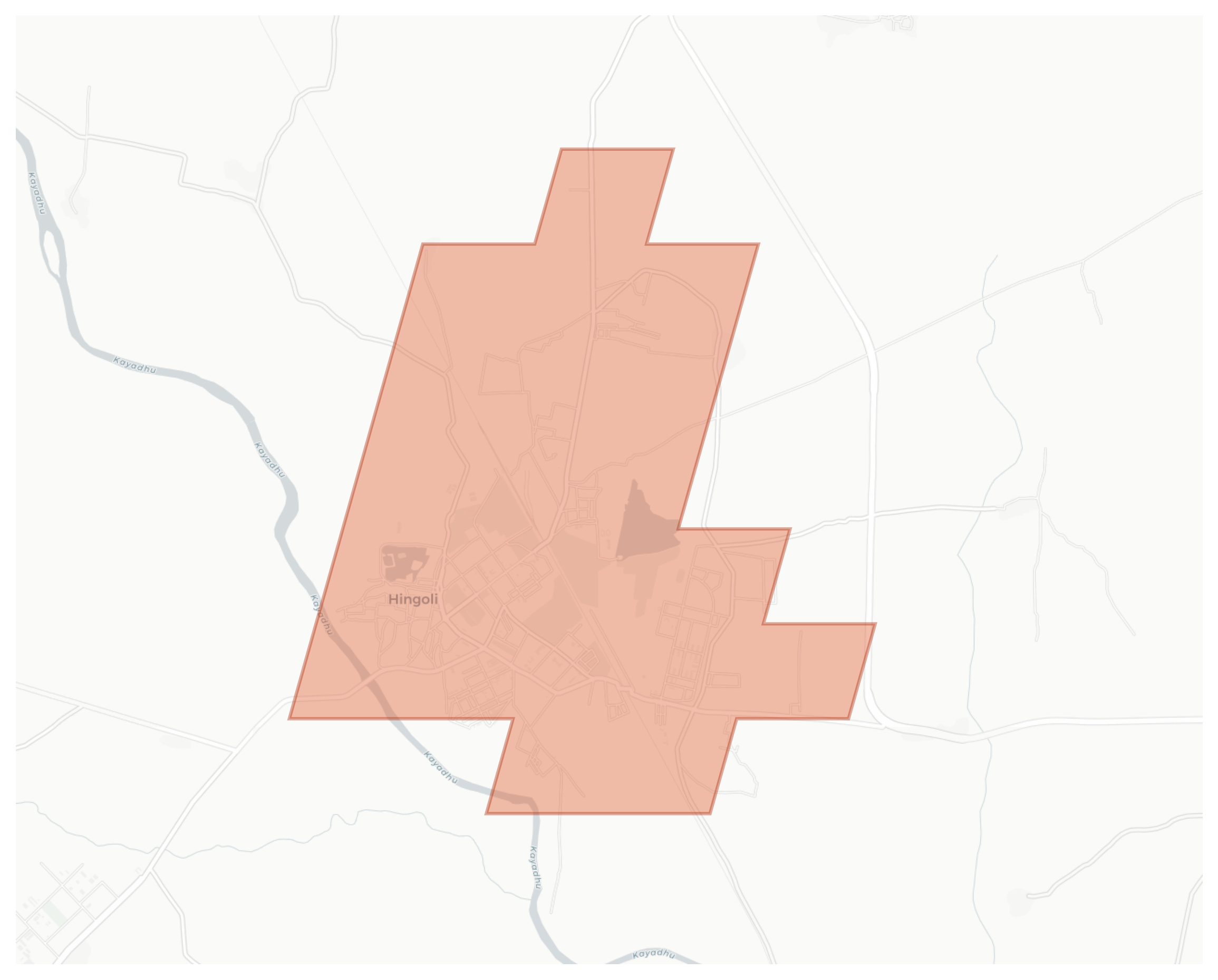 Hingoli geographic map