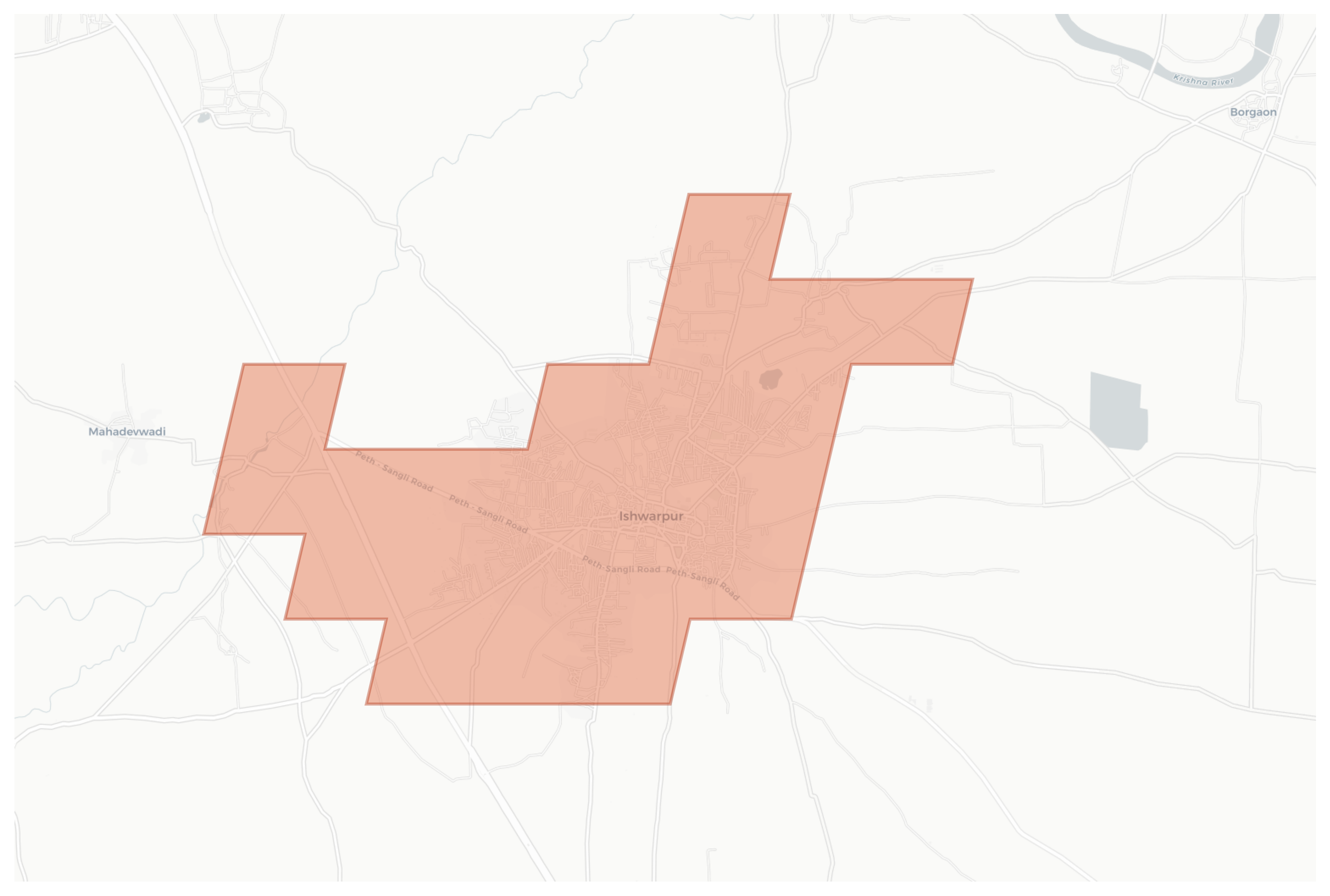 Islampur geographic map