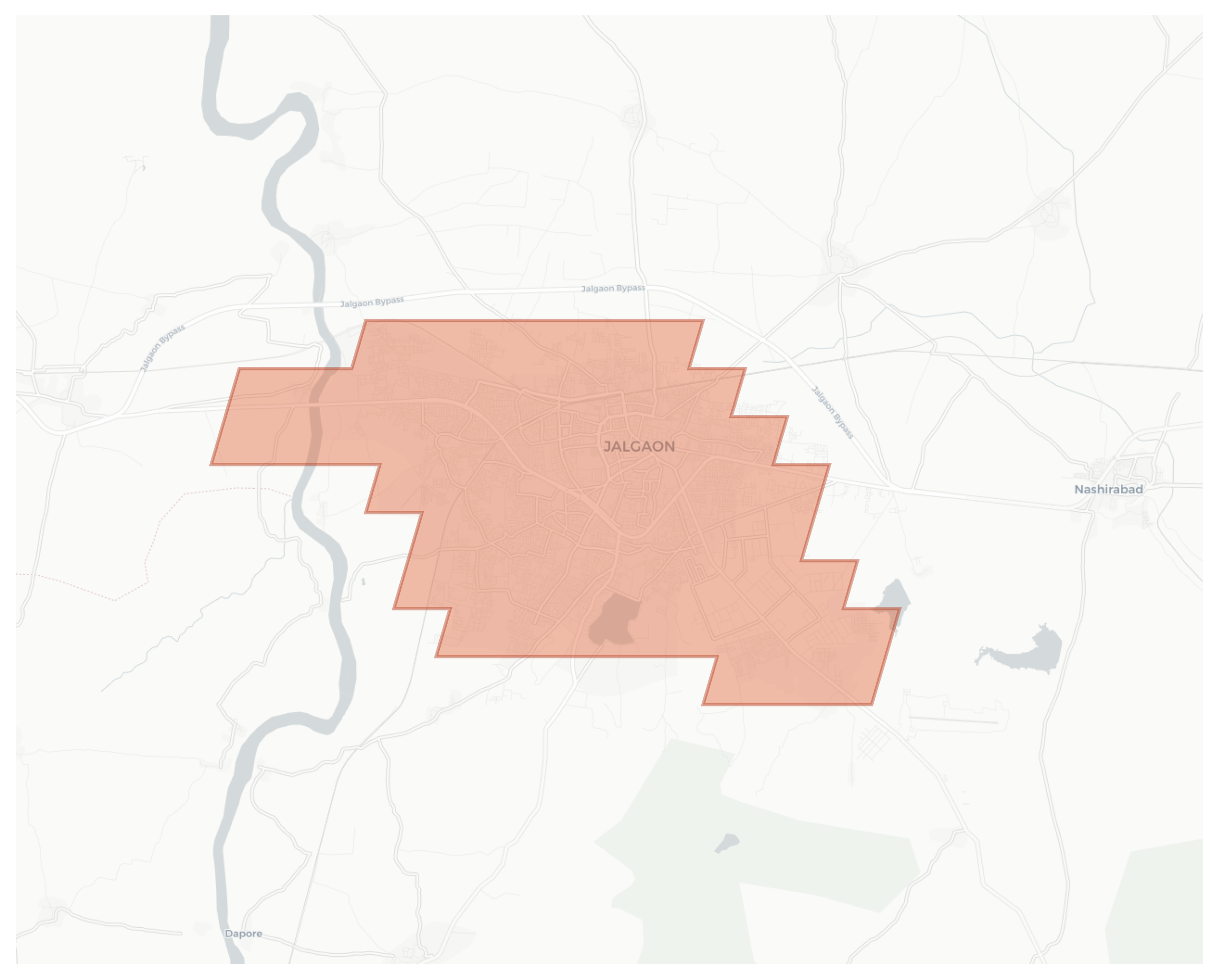 Jalgaon geographic map
