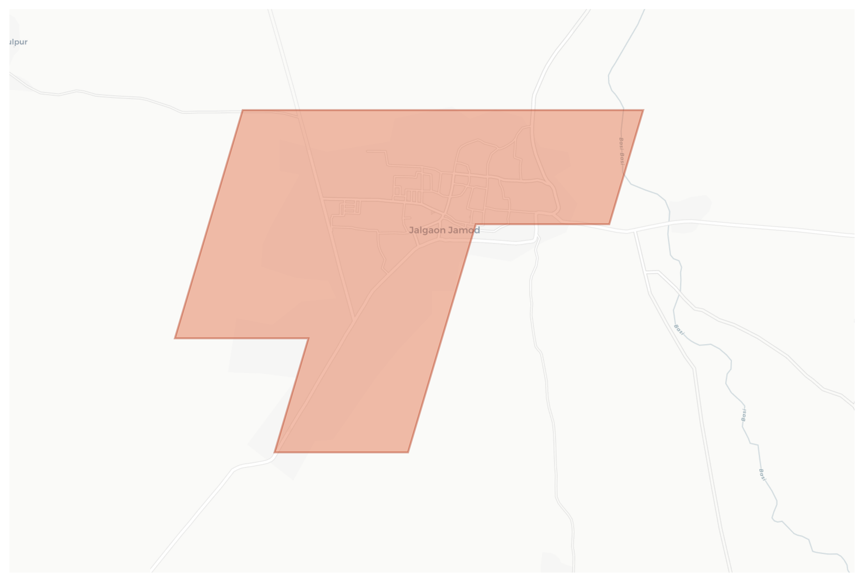 Jalgaon Jamod geographic map