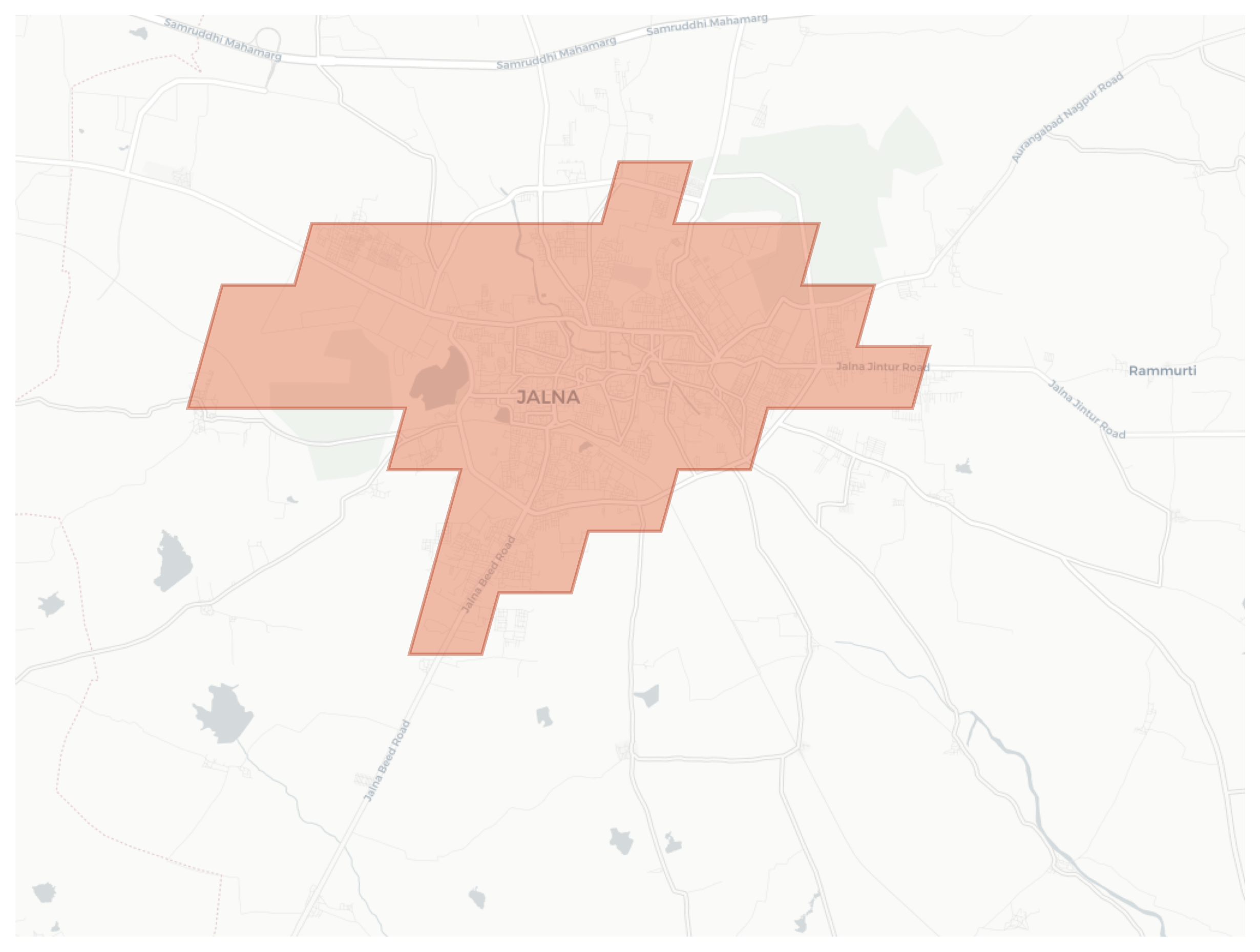 Jalna geographic map