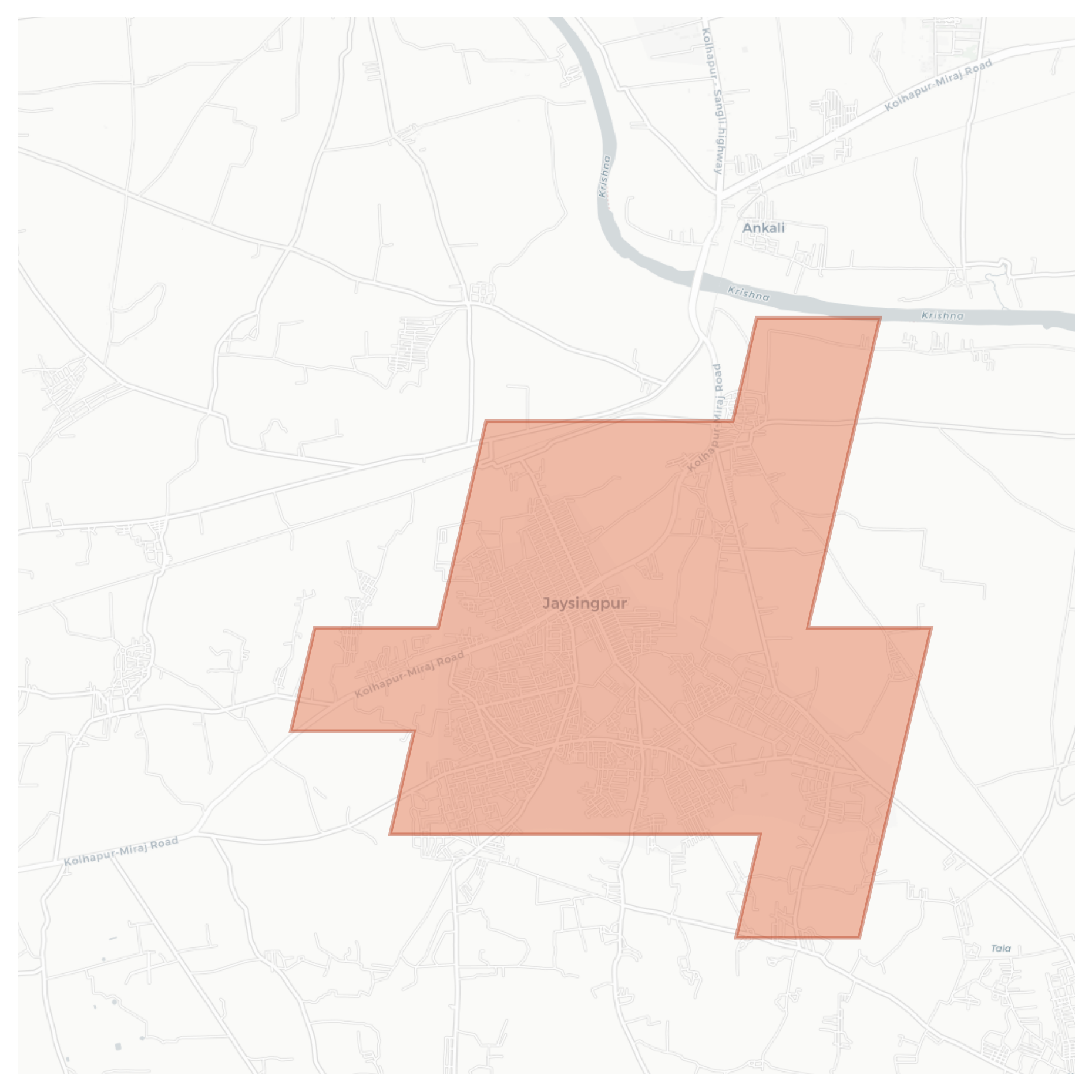 Jaysingpur geographic map