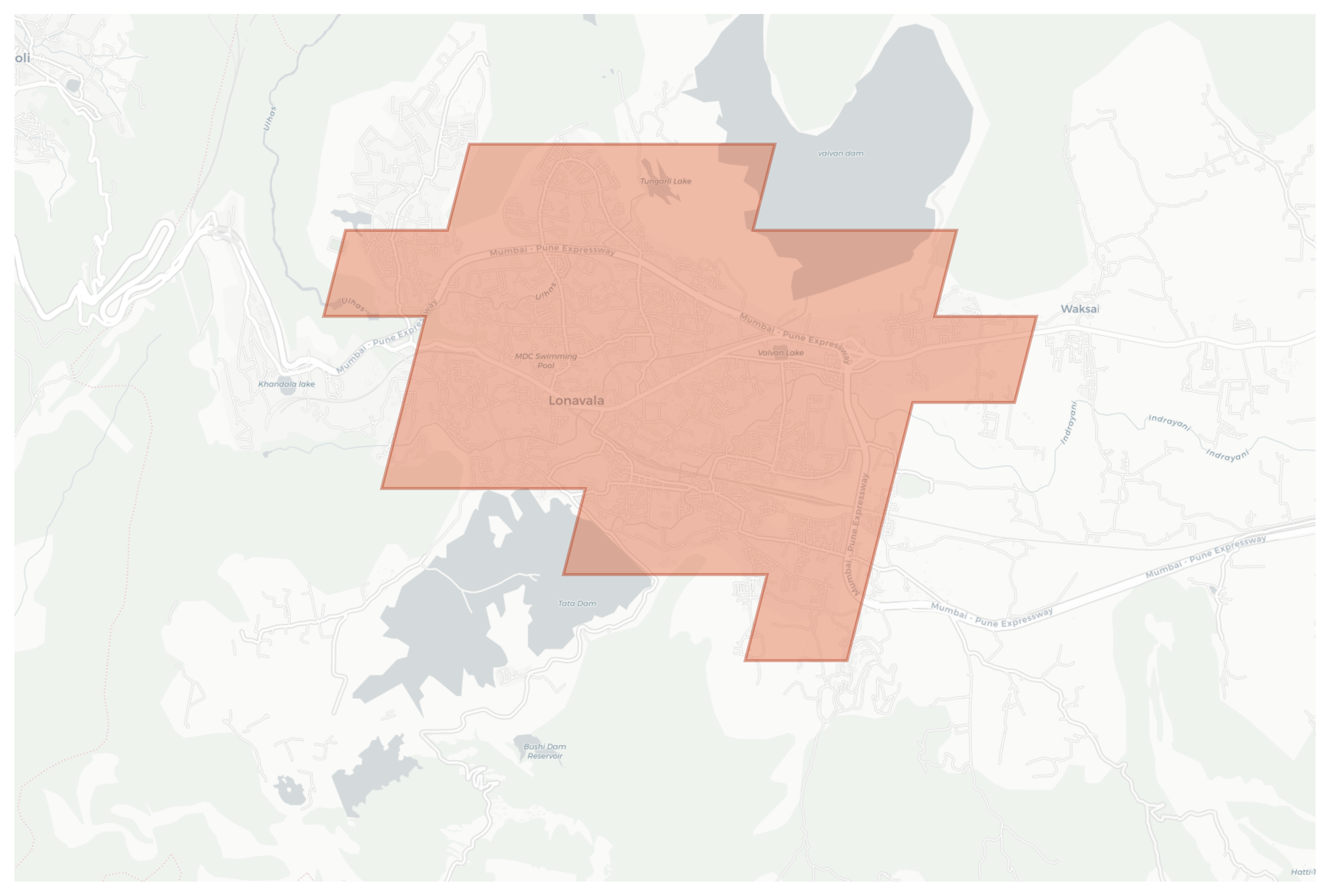Lonavala geographic map